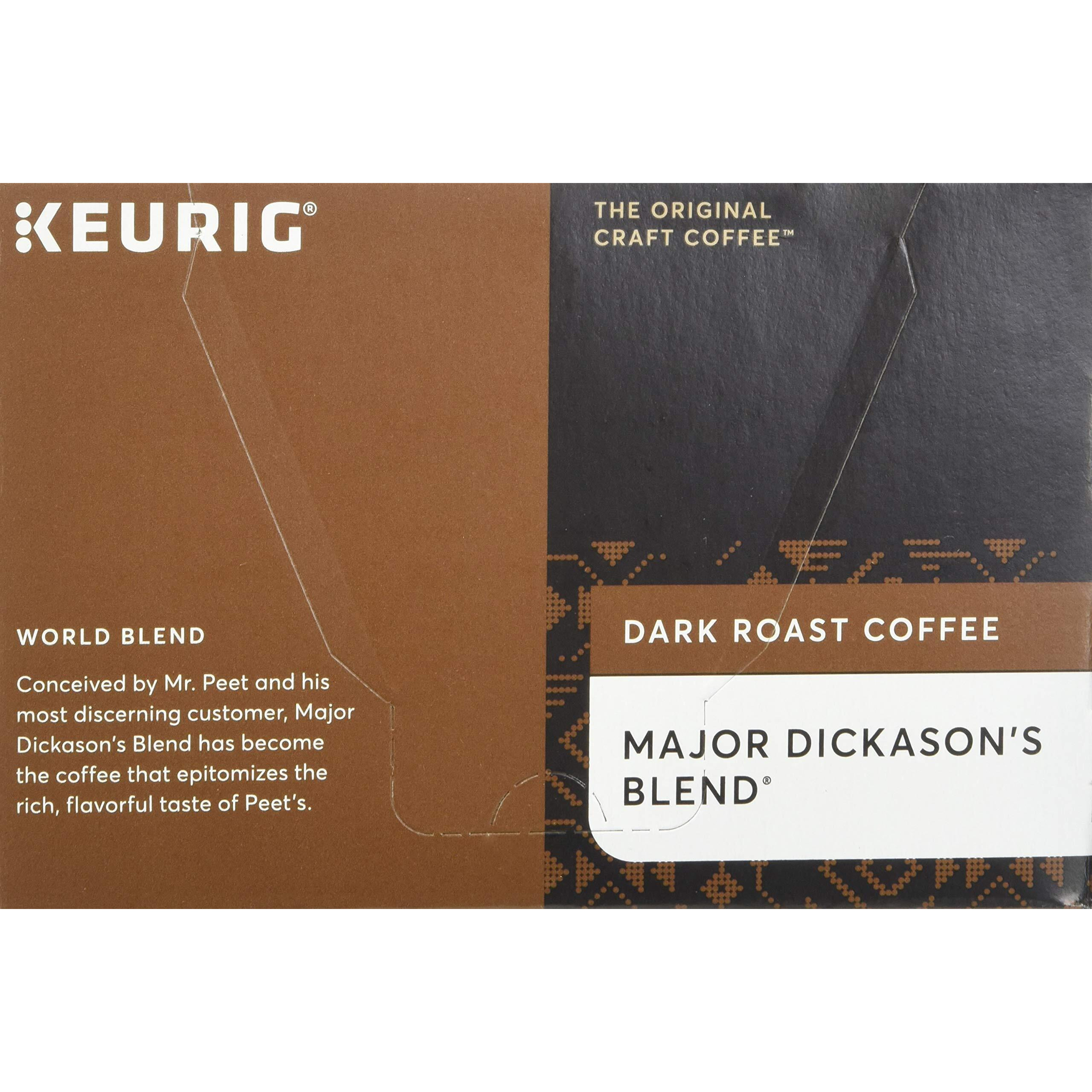 Peet's Major Dickason's Blend For Keurig K-Cup Brewers, Deep Roast 60 Count.