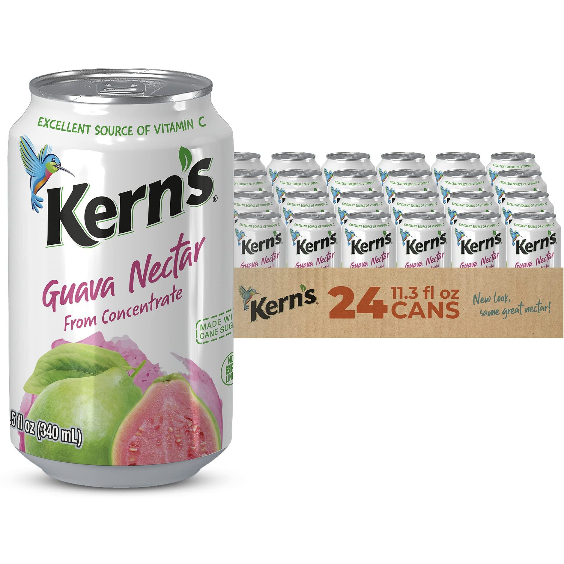 Kern's Guava Nectar, 11.3 Fl Oz (Pack Of 24)