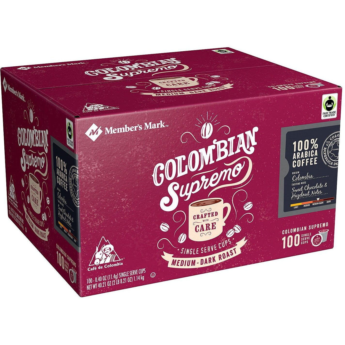 Member's Mark Colombian Supremo Coffee, 40.56 Oz