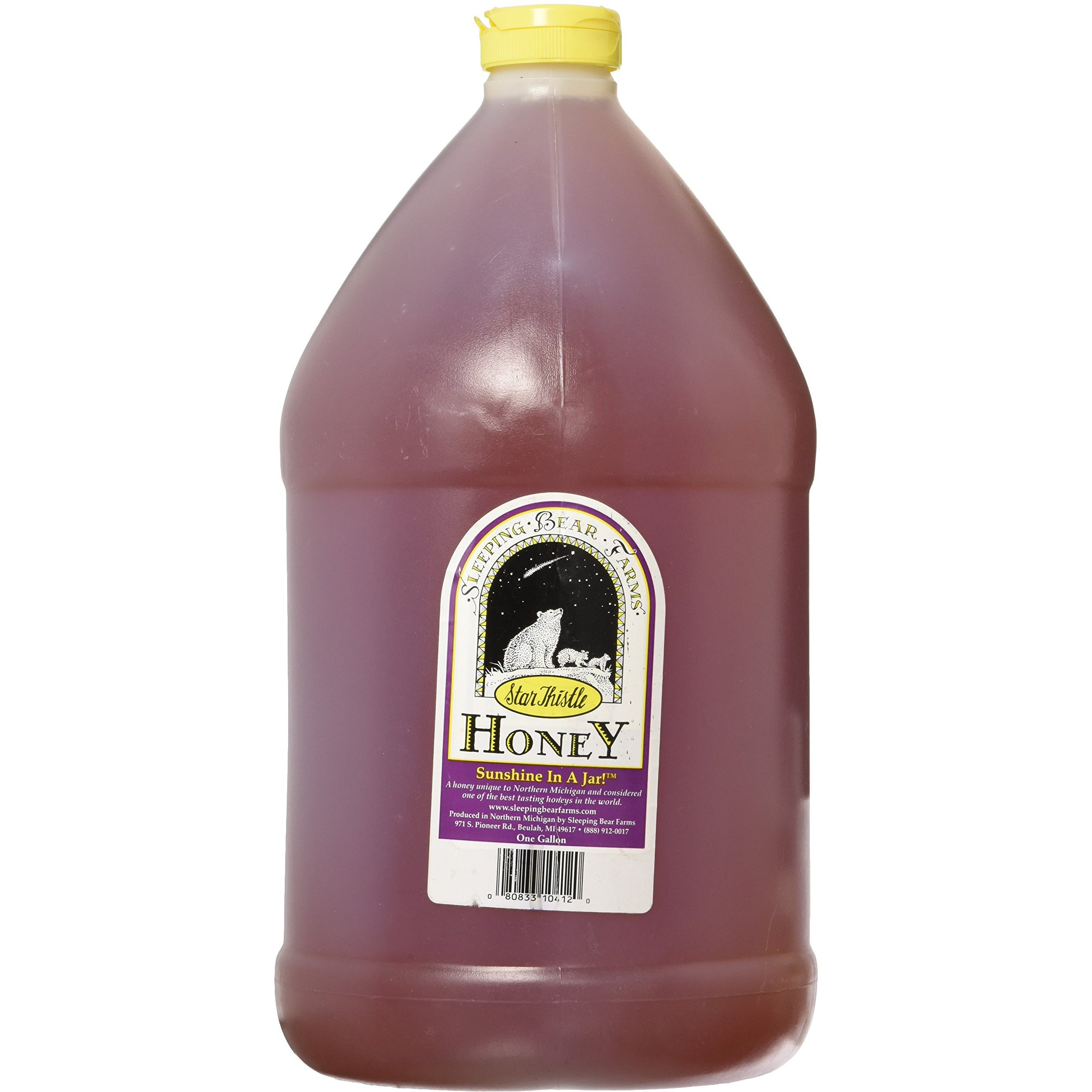 Star Thistle Honey 12 Lb. Jug (Gallon) Bulk Honey Unblended No Additives Pure Michigan Honey