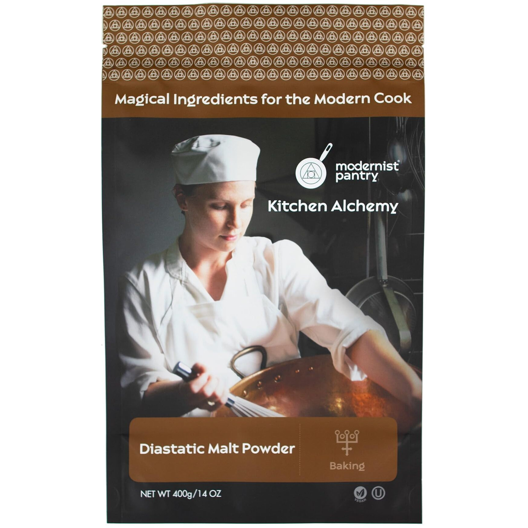 Diastatic Barley Malt Powder Vegan Ou Kosher Certified - 400G/14Oz