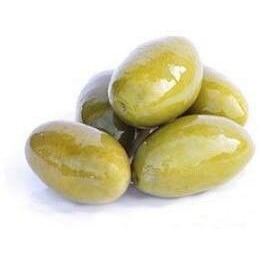 Olio&Olive Large Bella Di Cerignola Green Italian Olives - Vacuum Packed And Less Salty - Firm And Buttery Taste - Vibrant And Fresh Color - 1Lb Pack (Drained Weight) - Imported From Apulia-Italy
