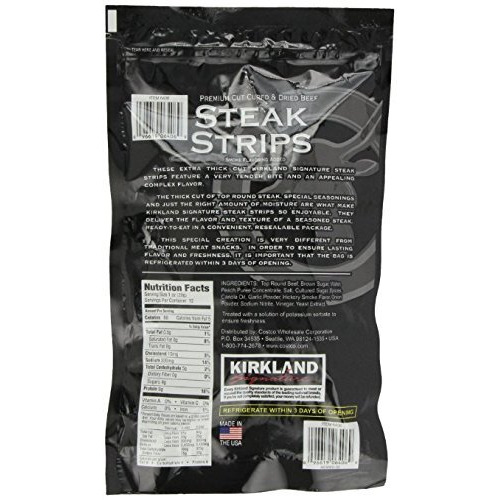 Kirkland Signature Steak Strips Extra Thick Cut, 24 Ounce