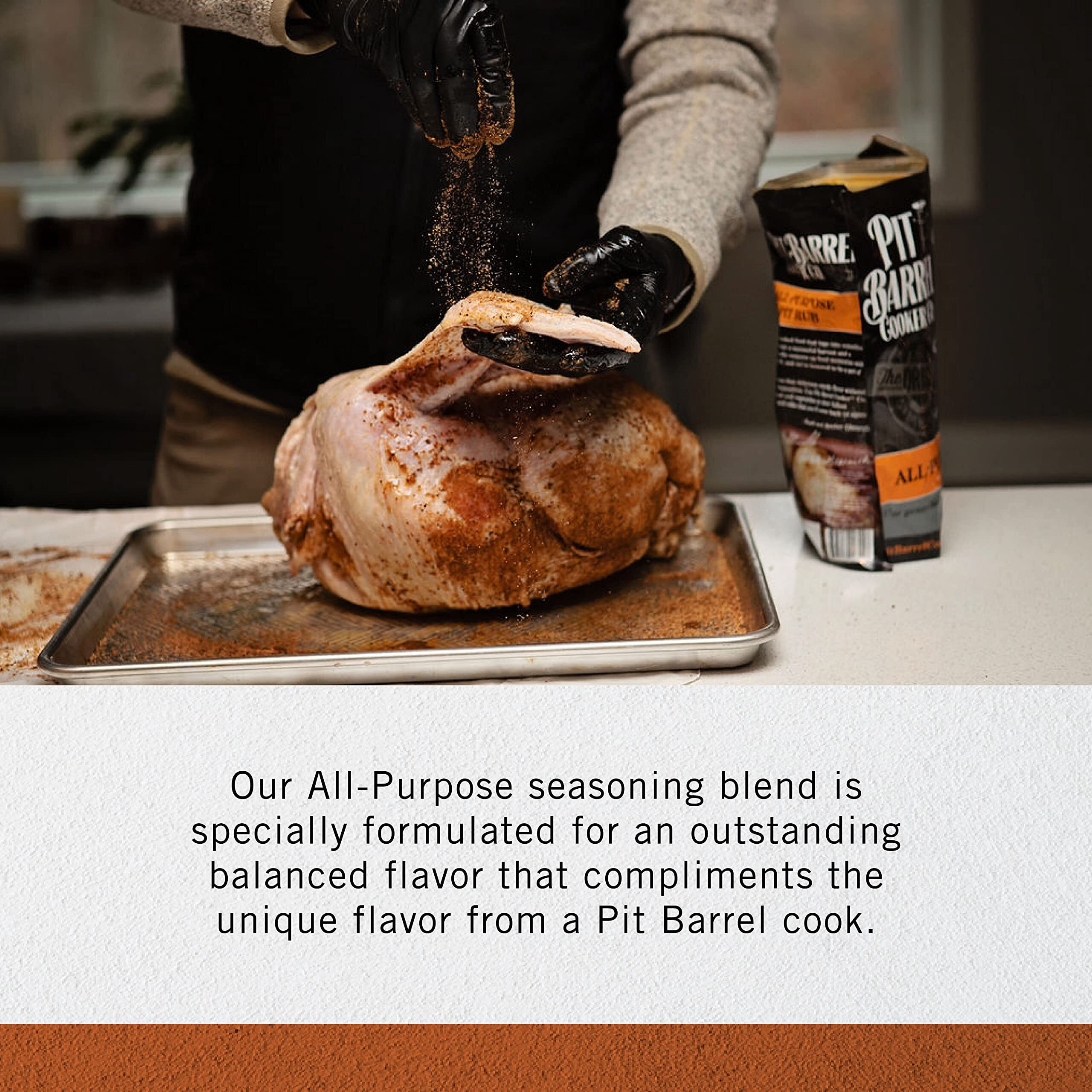 Pit Barrel Cooker All Purpose Pit Rub | Dry Rub For Smoker | All Purpose Seasoning For Poultry, Beef, Pork, Fish And Vegetables | 2.5 Ib Bag