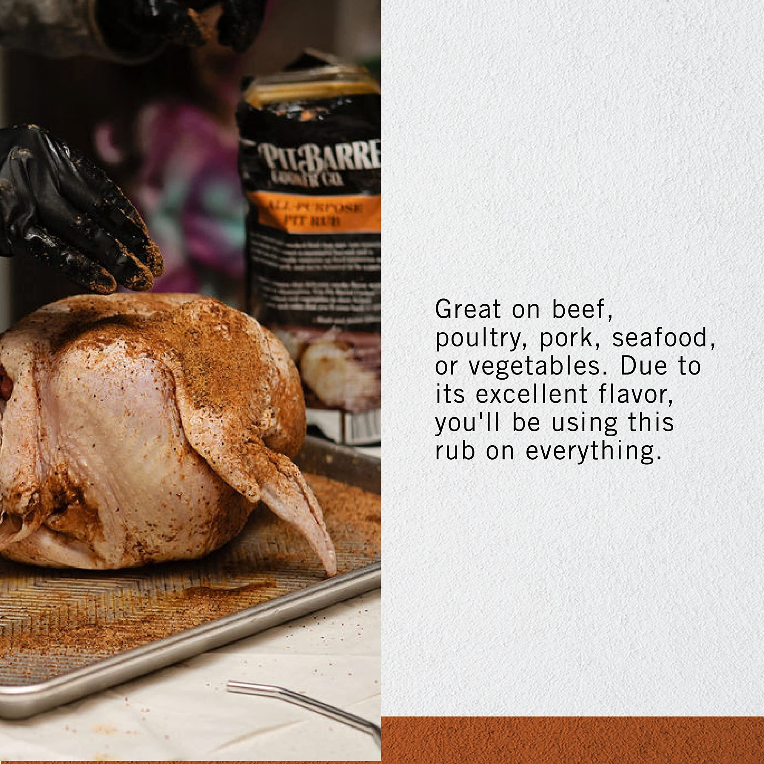 Pit Barrel Cooker All Purpose Pit Rub | Dry Rub For Smoker | All Purpose Seasoning For Poultry, Beef, Pork, Fish And Vegetables | 2.5 Ib Bag