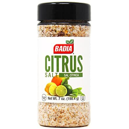 Badia Citrus Salt, Gluten Free, 7 Ounces (Pack Of 6)