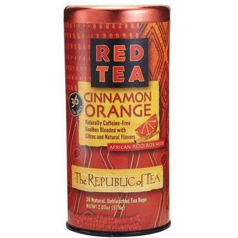 The Republic Of Tea Cinnamon Orange Red Tea, 36 Tea Bags
