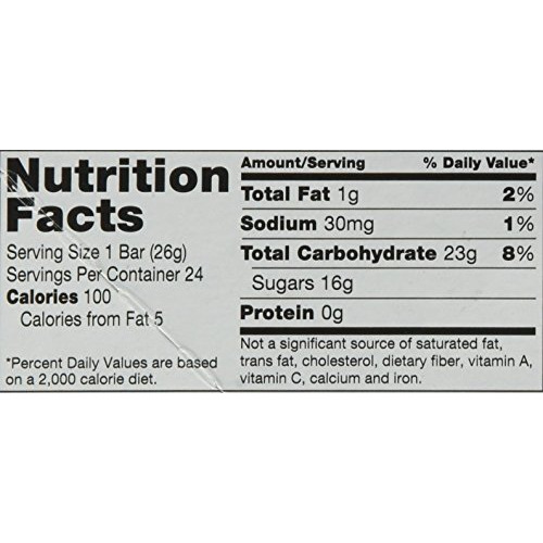 Now & Later Original Taffy Chews Candy, Blue Raspberry, 0.91 Ounce (Pack Of 24)