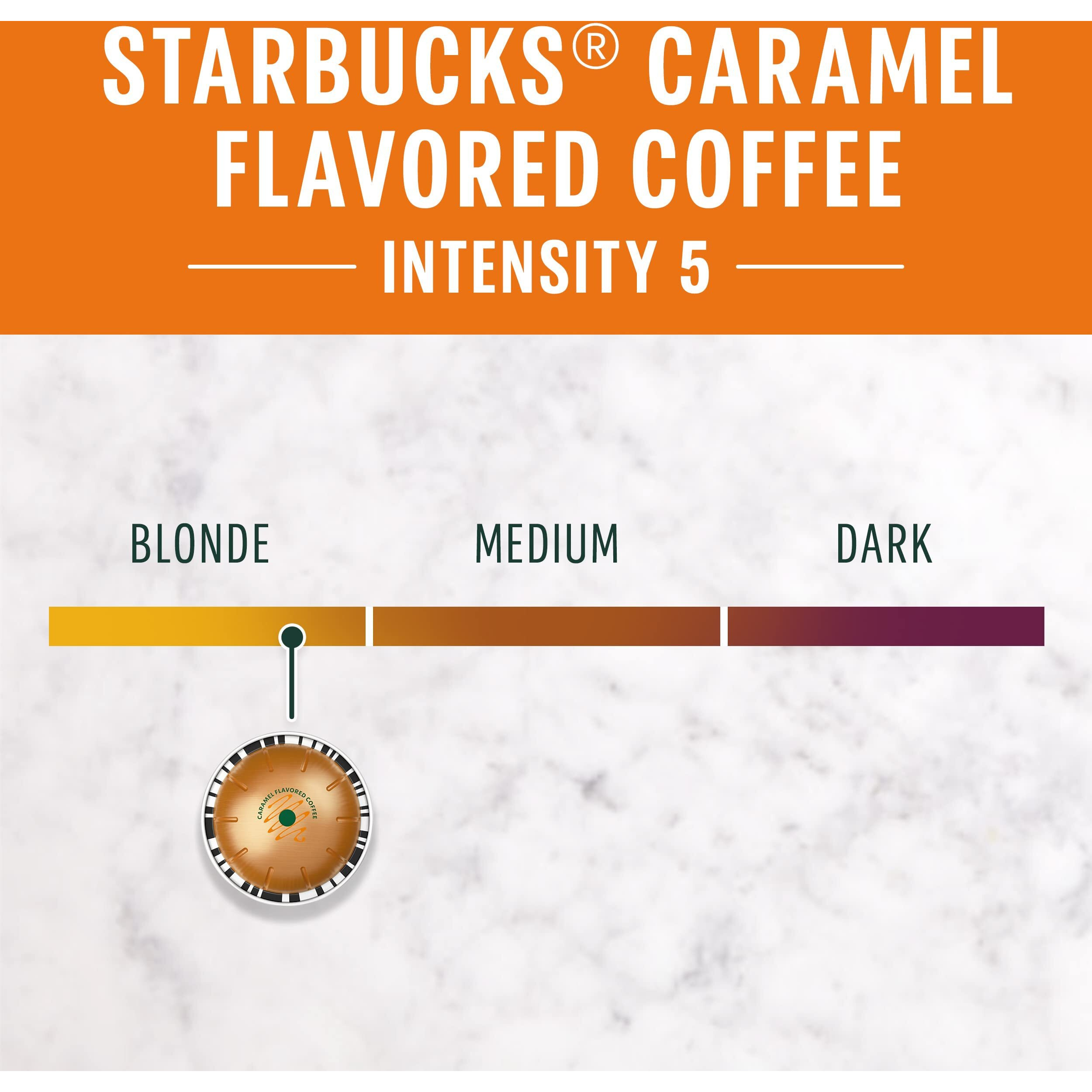 Starbucks By Nespresso Vertuo,Caramel Flavored Coffee, 32-Count Coffee Pods, Brews 7.8 Oz.