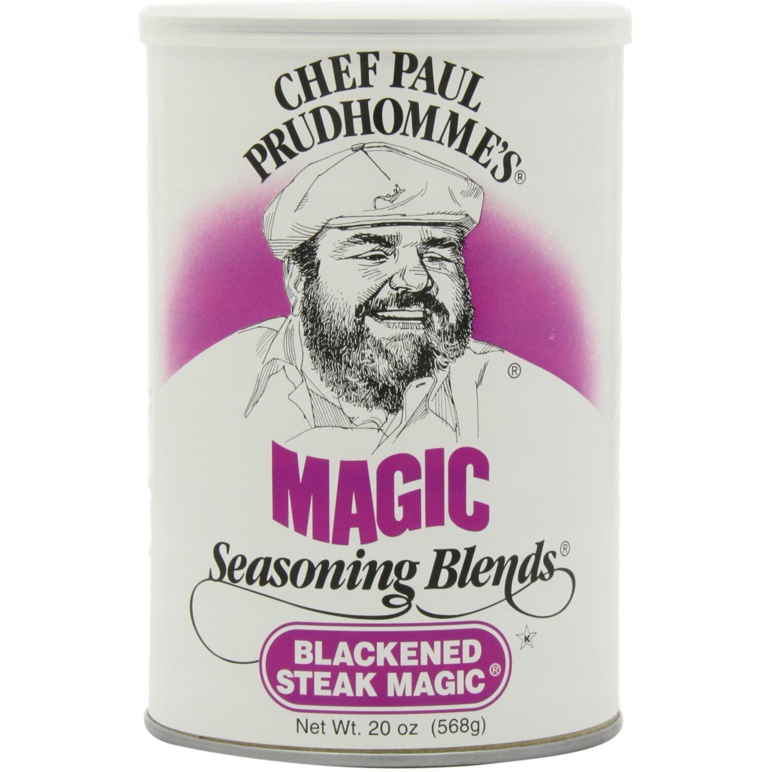 Chef Paul Blackened Steak Magic Seasoning, 20-Ounce Canisters (Pack Of 2)
