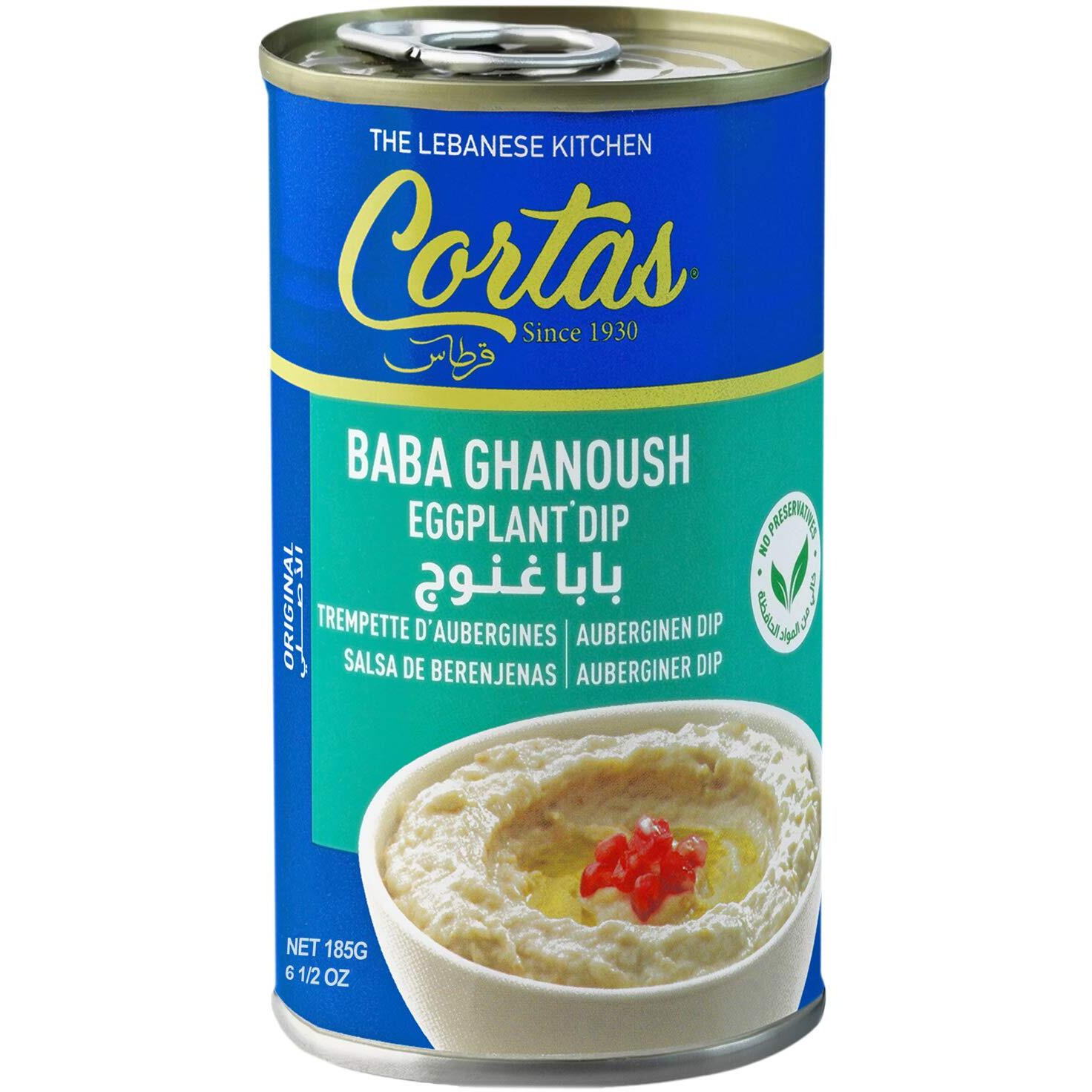 Cortas - Baba Ghanoush Eggplant Dip, 6.5 Oz (Pack Of 6)