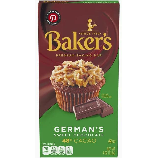 Bakers Sweet German Chocolate, 4 Oz