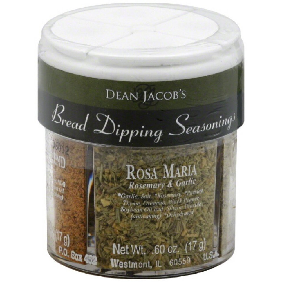 Dean Jacob's Bread Dipping Seasoning, 4 Flavor Variety Pack, 2.4 Ounce
