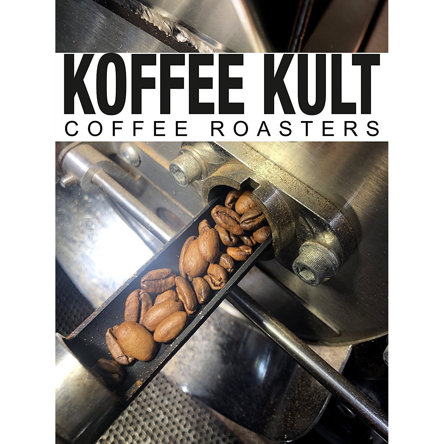 Koffee Kult Thunder Bolt Coffee Ground Our Darkest Roast Whole Bean 100% Arabica Robust Blend Of Colombian And Brazil Beans (Ground, 32Oz)