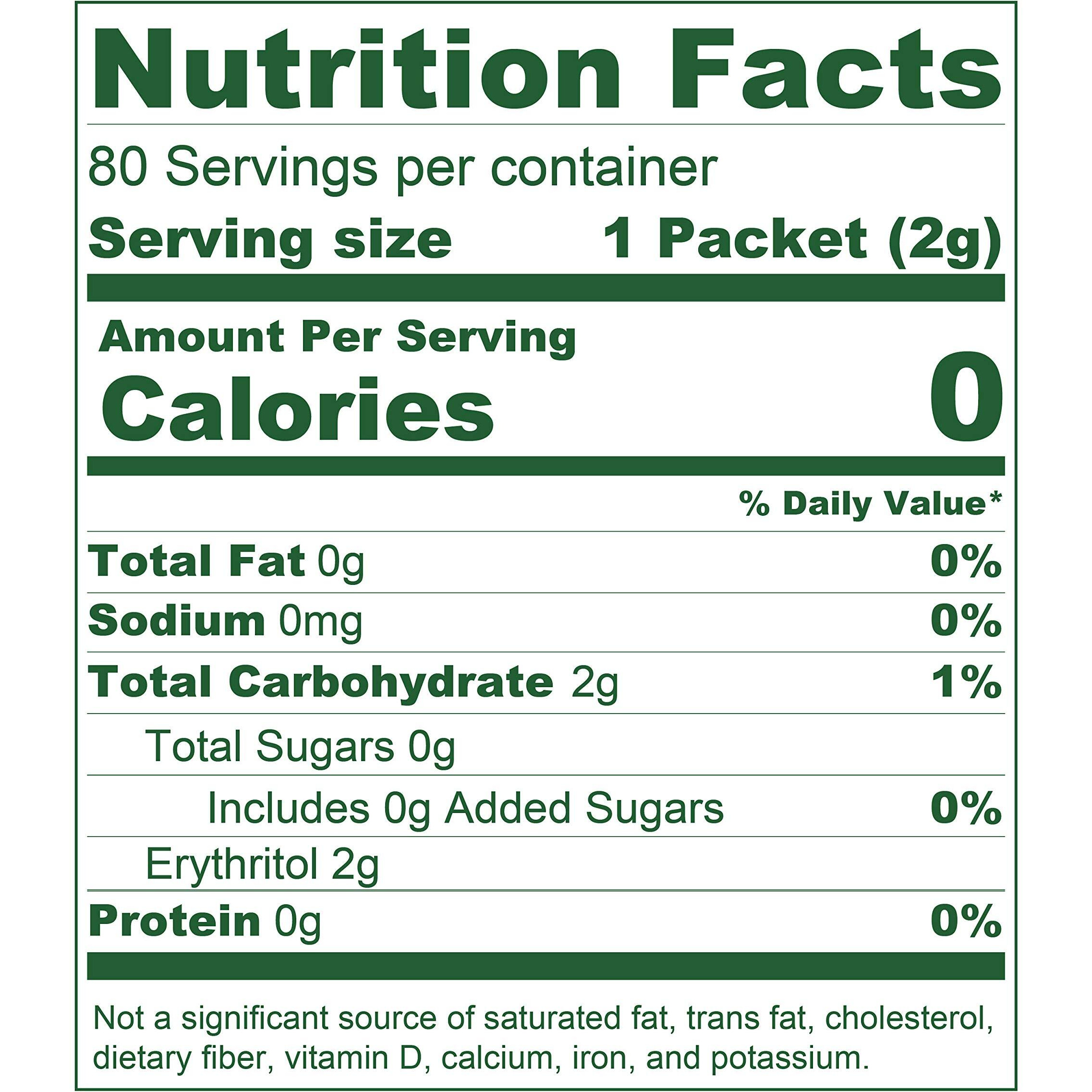 Splenda Naturals Stevia Sweetener No Calorie, All Natural Sugar Substitute W/ No Bitter Aftertaste. Single Serve Granulated Packets (80 Count)