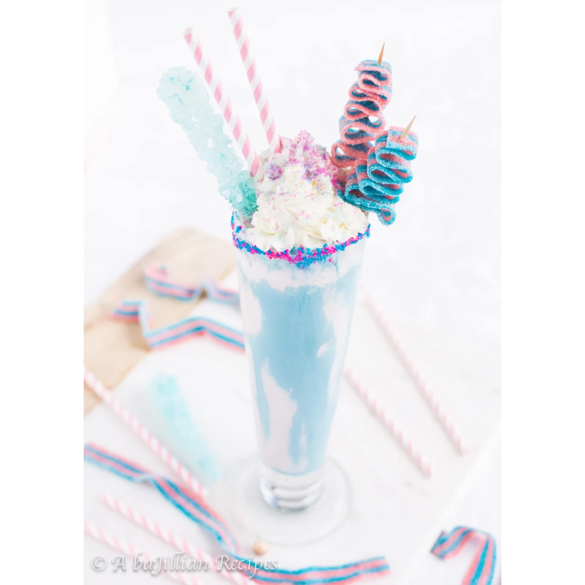 By The Cup Sour Power, Cotton Candy Sour Belts, 1 Lb Bulk Bag