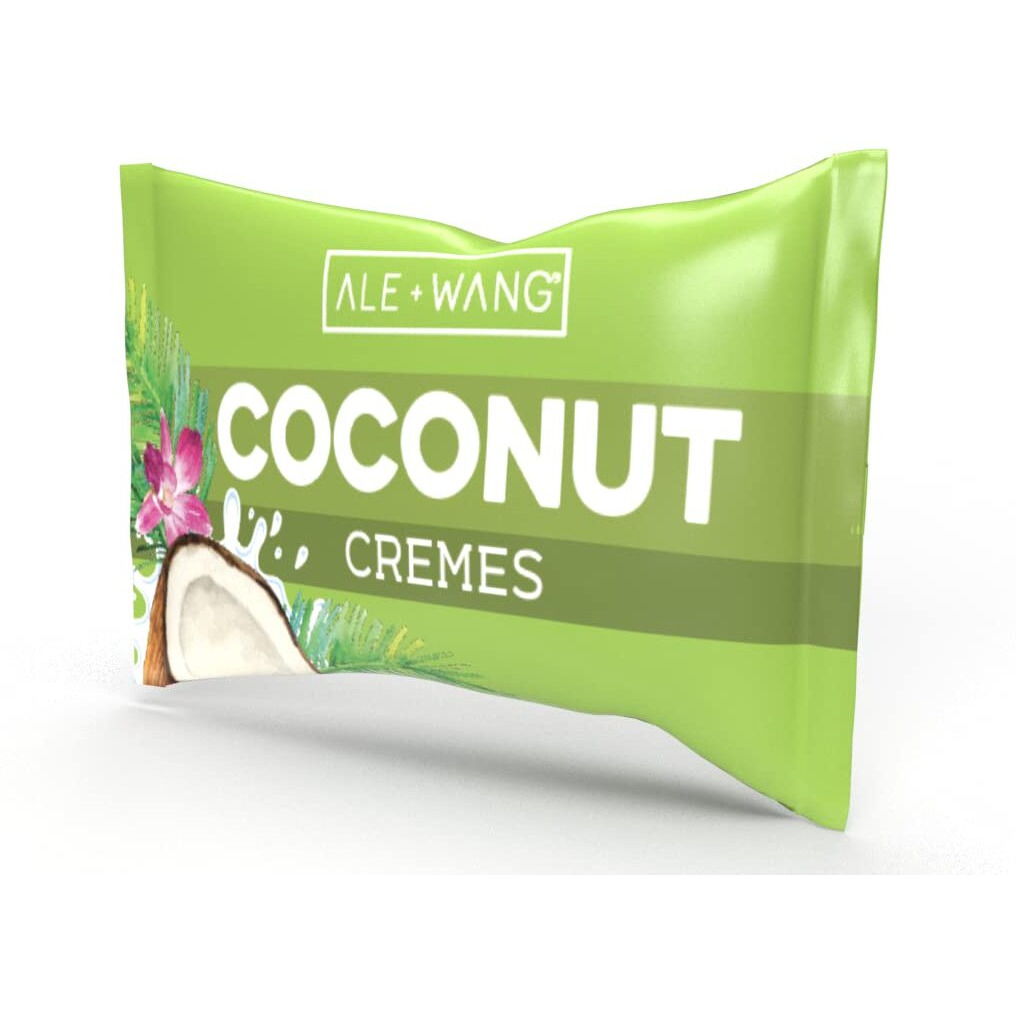 Ale + Wang Coconut Cremes Hard Candy | Made With 100% Pure Coconut Milk | Great Alternative To Chocolate, Caramel, And Toffee (1-Pack)