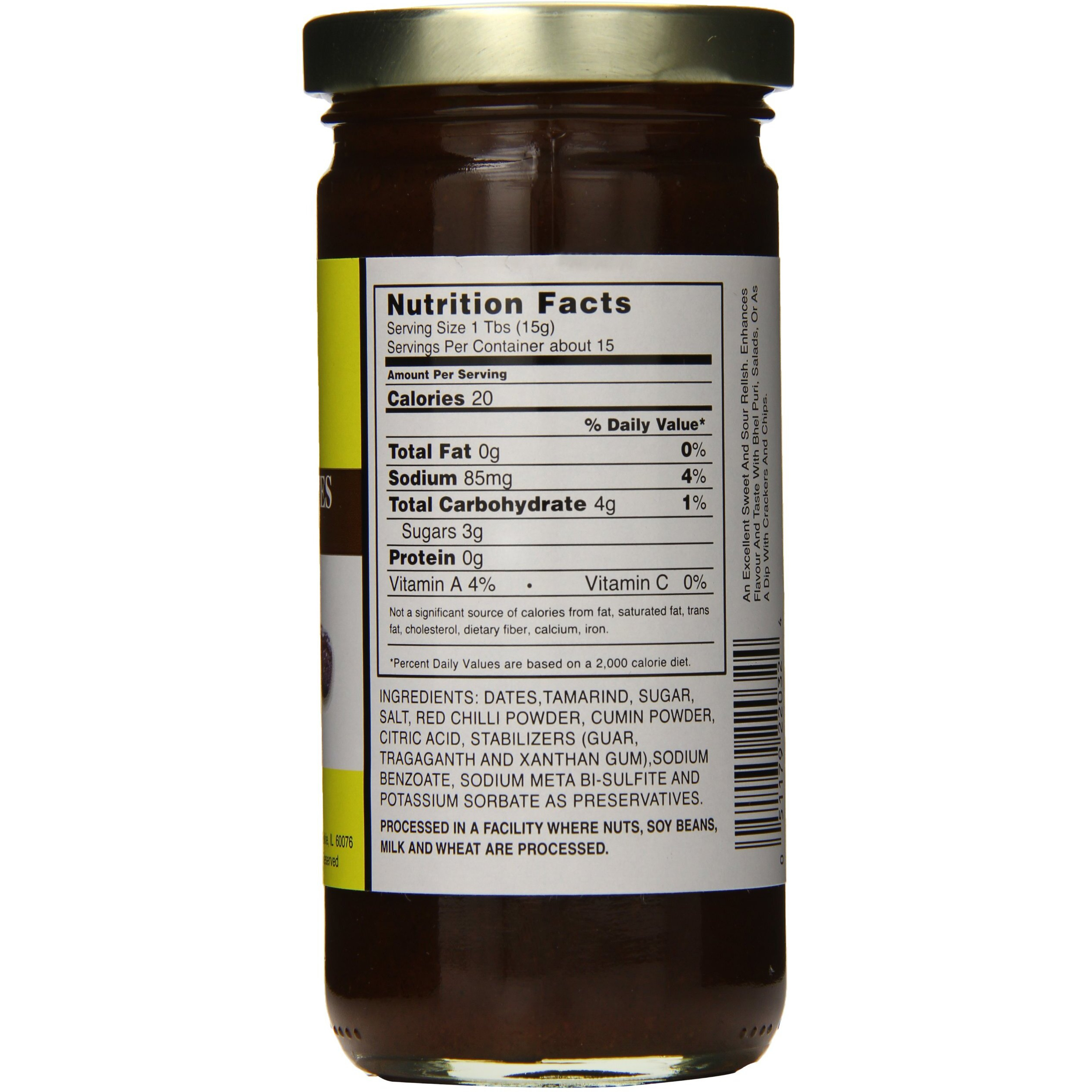 Swad Tamarind And Dates Chutney, 8 Ounce