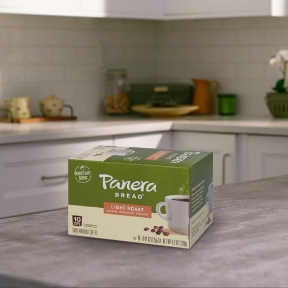 Panera Bread, Cups Light Roast Coffee, 0.42 Ounce, 10 Count