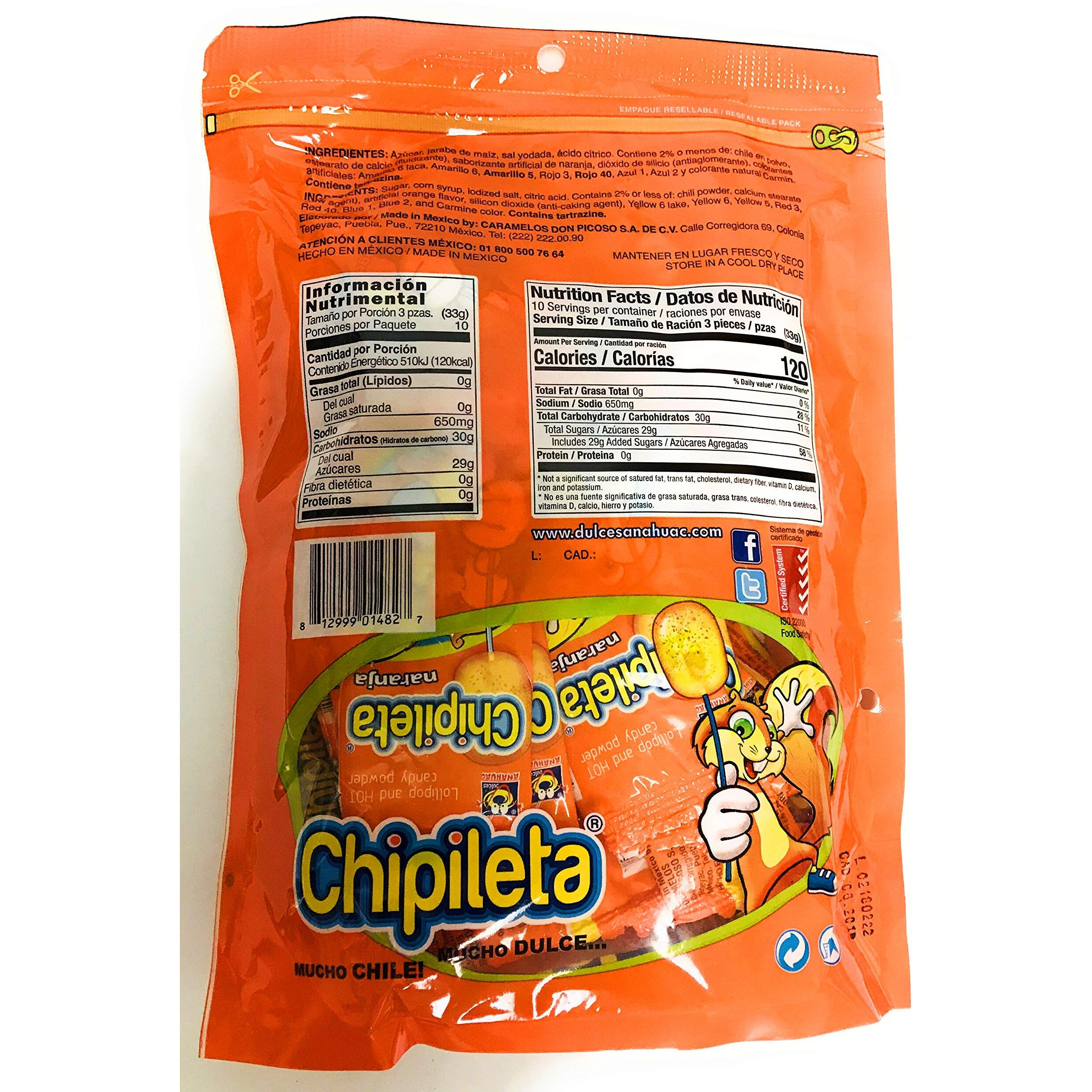 Chipoleta Mix Lollipop And Hot Candy Powder
