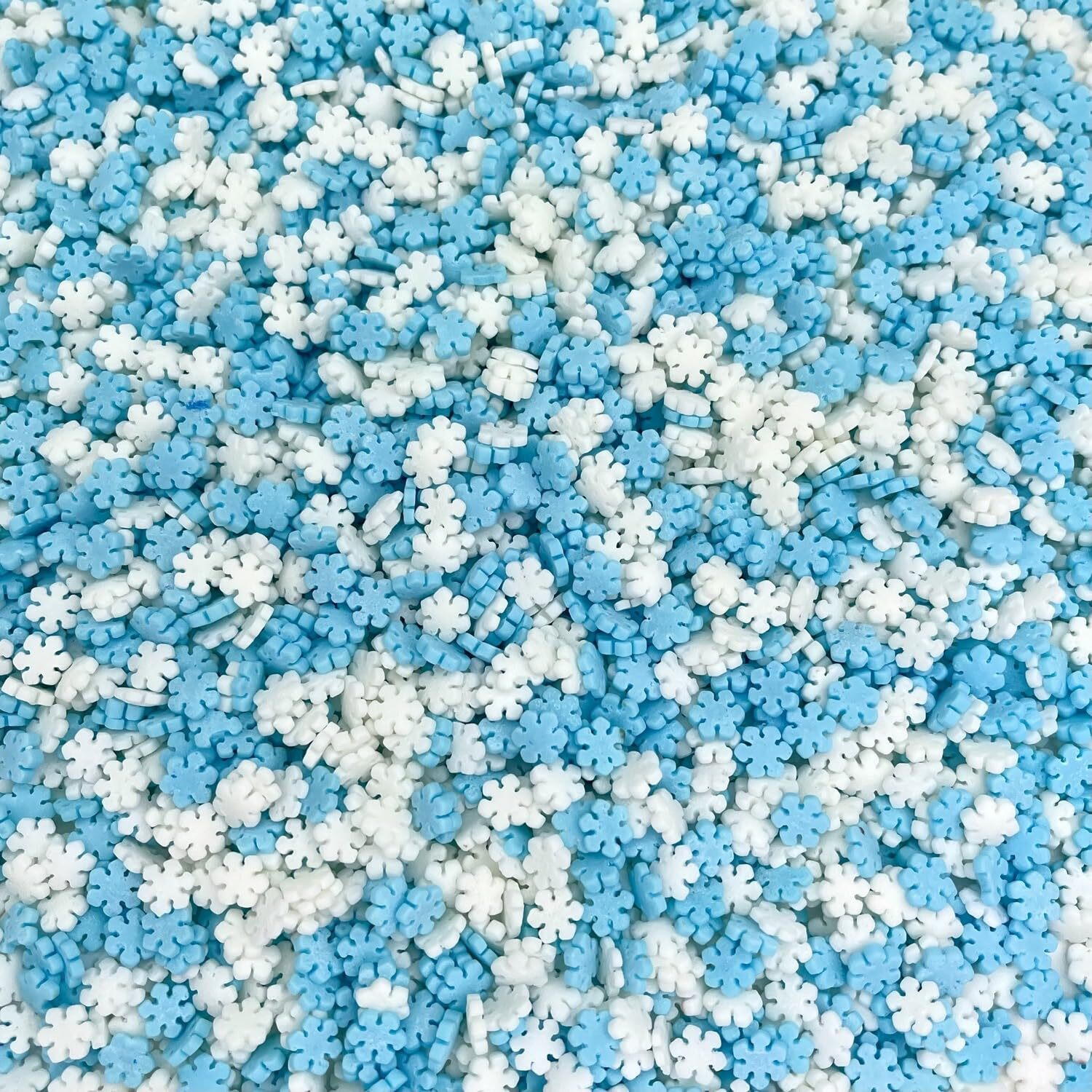 Snowflake Crystals Sanding Sugar | Sprinkles | Snowflake Sprinkles | Blue Sugar | Blue Sprinkles | Cookie Sprinkles | Manvscakes