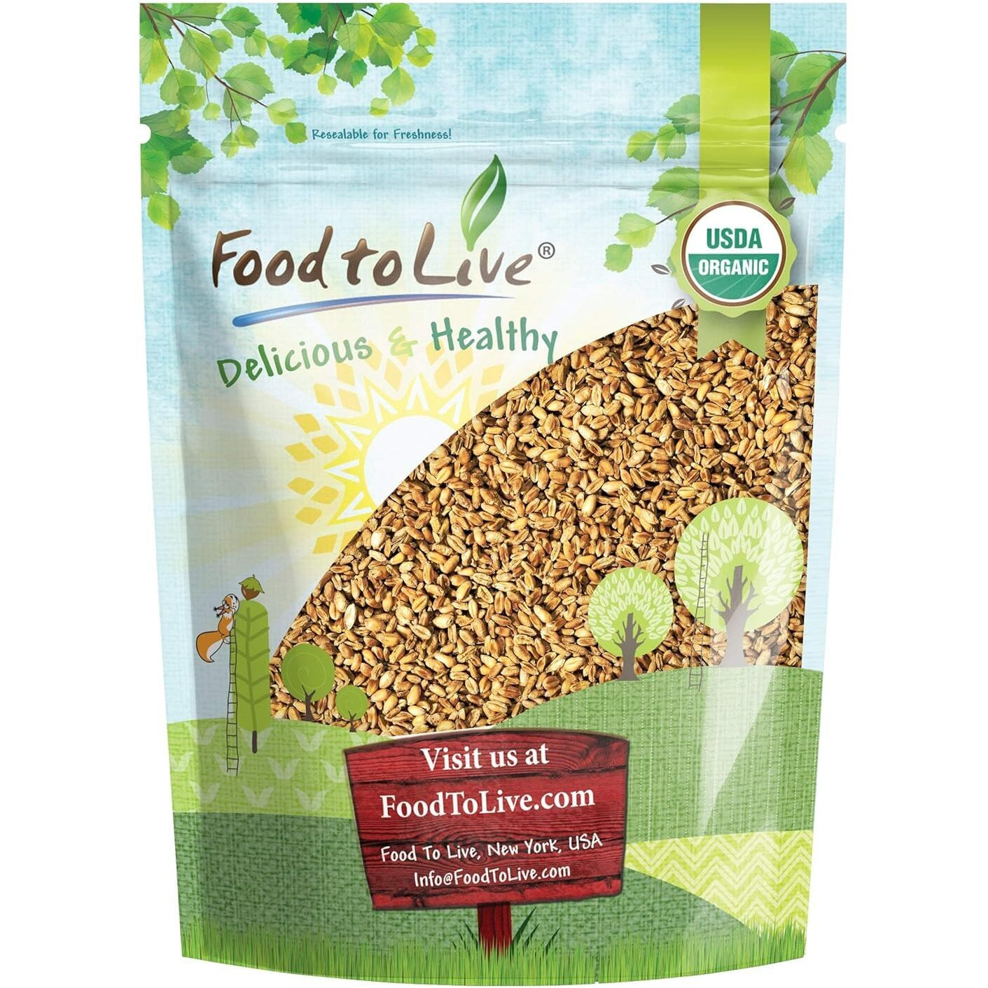 Food To Live Organic Oat Groats, 1.5 Pounds - 100% Whole Grain, Non-Gmo Seeds, Kosher, Raw, Non-Irradiated, Vegan, Bulk, Low Glycemic, Rich In Protein, Fiber, Copper And Manganese