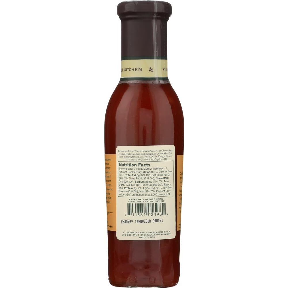 Stonewall Kitchen Honey Barbecue Sauce, 11 Ounces (Pack Of 2)