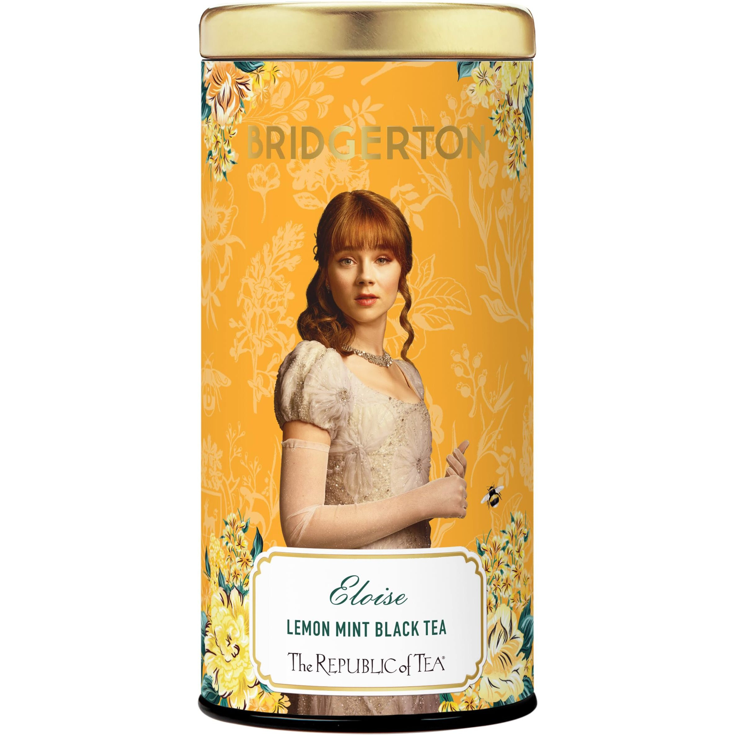 The Republic Of Tea - Bridgerton Eloise Lemon Mint Black Tea, 36 Tea Bags
