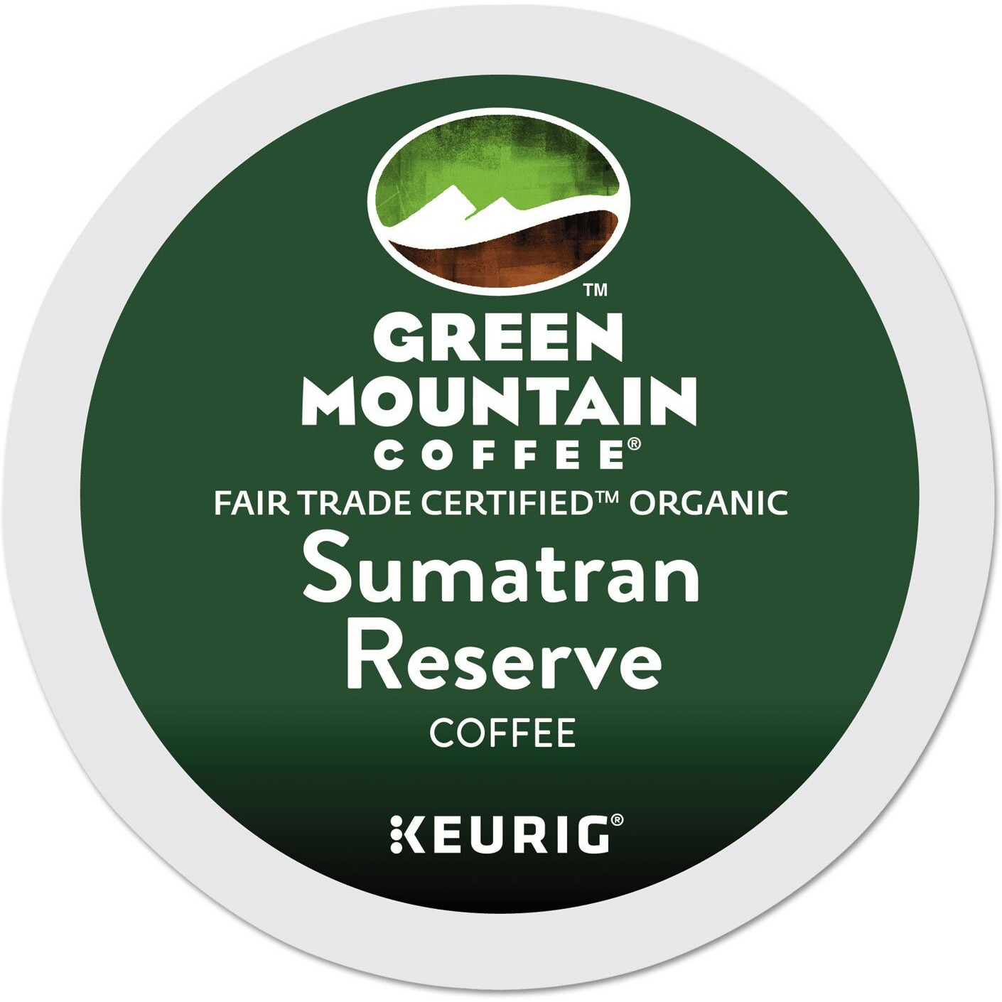 Green Mountain Coffee Roasters 4060Ct Fair Trade Organic Sumatran Extra Bold Coffee K-Cups, 96/Ct