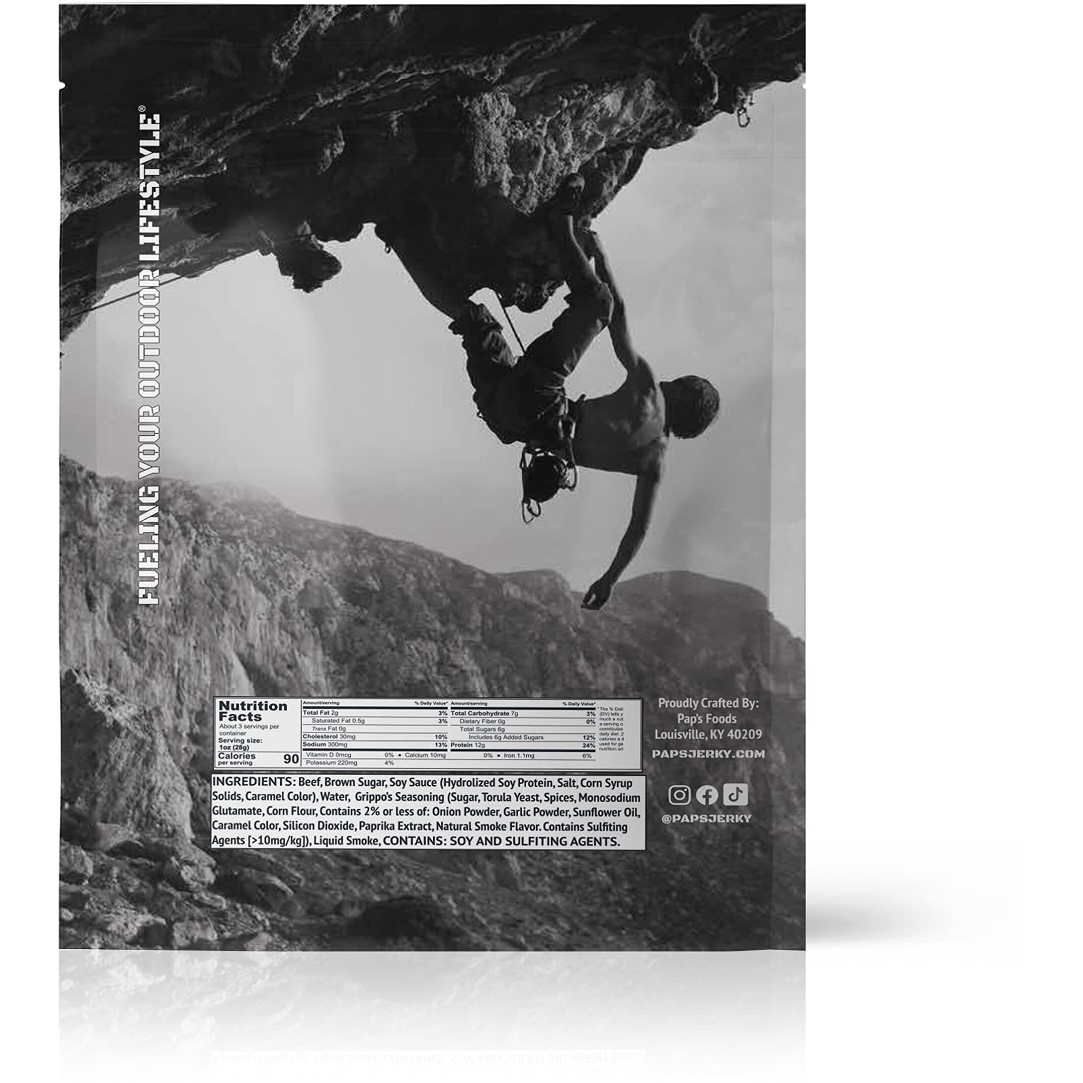 Grippos Bar-B-Q Beef Jerky By Paps