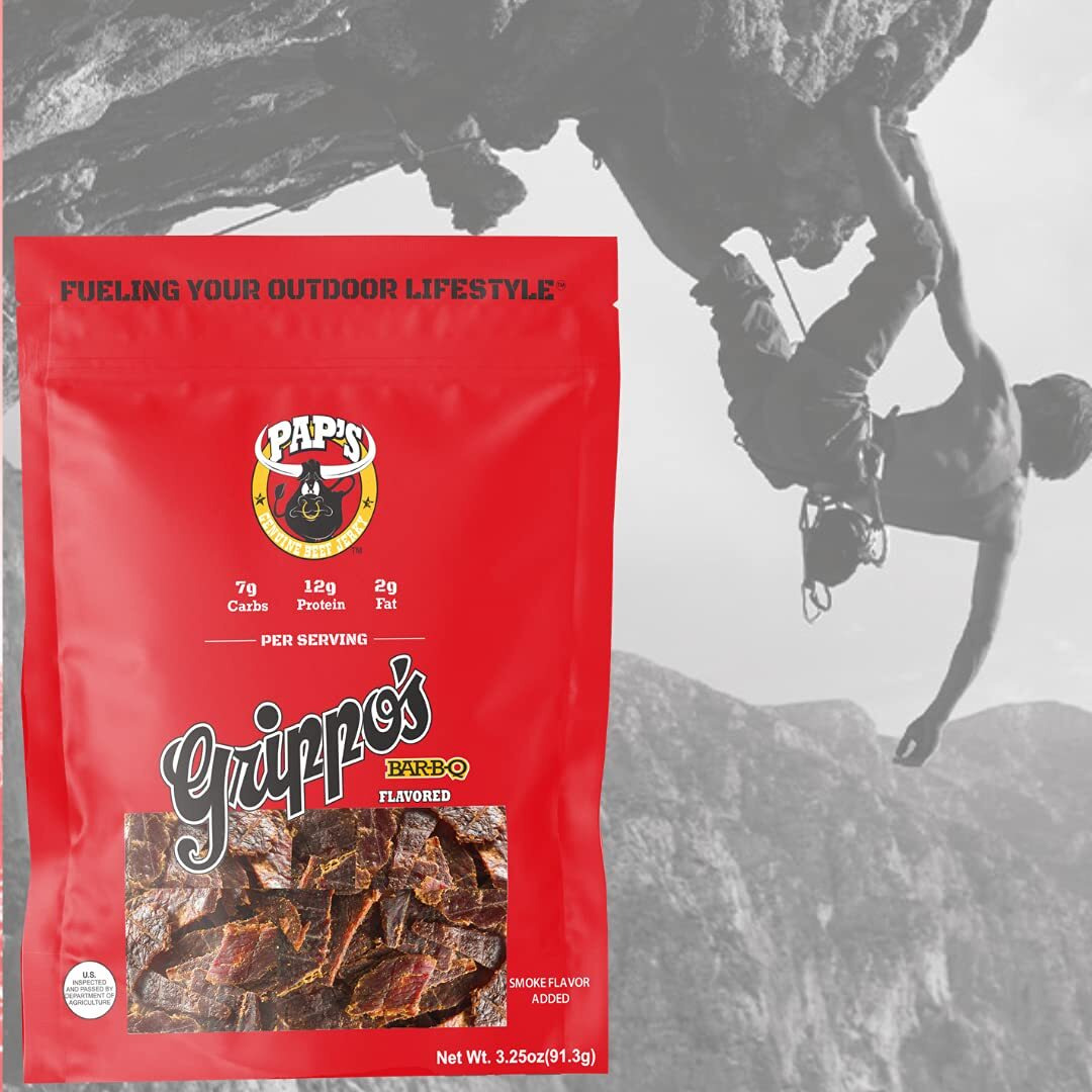 Grippos Bar-B-Q Beef Jerky By Paps