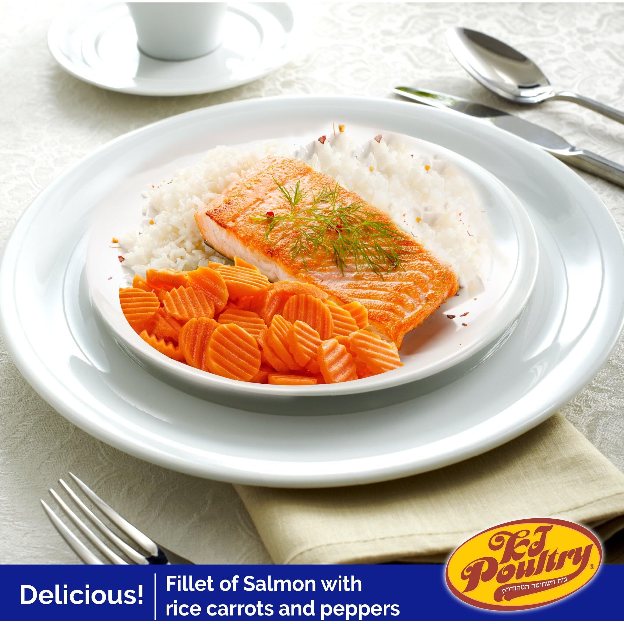 Kosher Salmon Fillet Fish, Parve Mre Meal Ready To Eat, Protein Food (3 Pack) Prepared Entree Fully Cooked, Shelf Stable Microwave Dinner - Travel Military Camping, Emergency Survival Prepping Supply