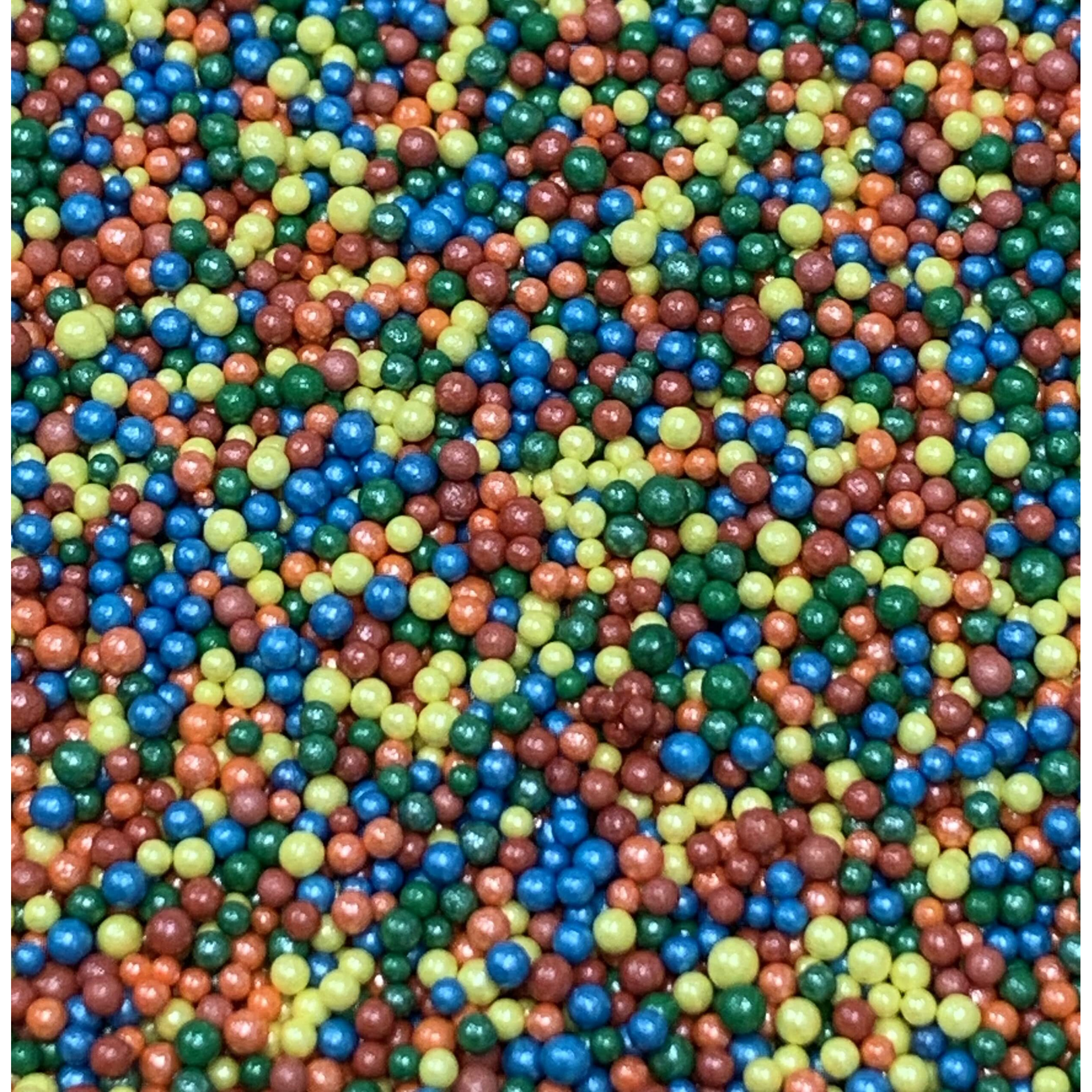 Cool Mom Sprinkles Primary Color Nonpareils Sprinkles (4 Oz.) - Themed Birthday Sprinkles For Decorating Cakes, Cupcakes, Cookies & Desserts - Mixed In The Usa/Gluten-Free (Primary Color Nonpareils)