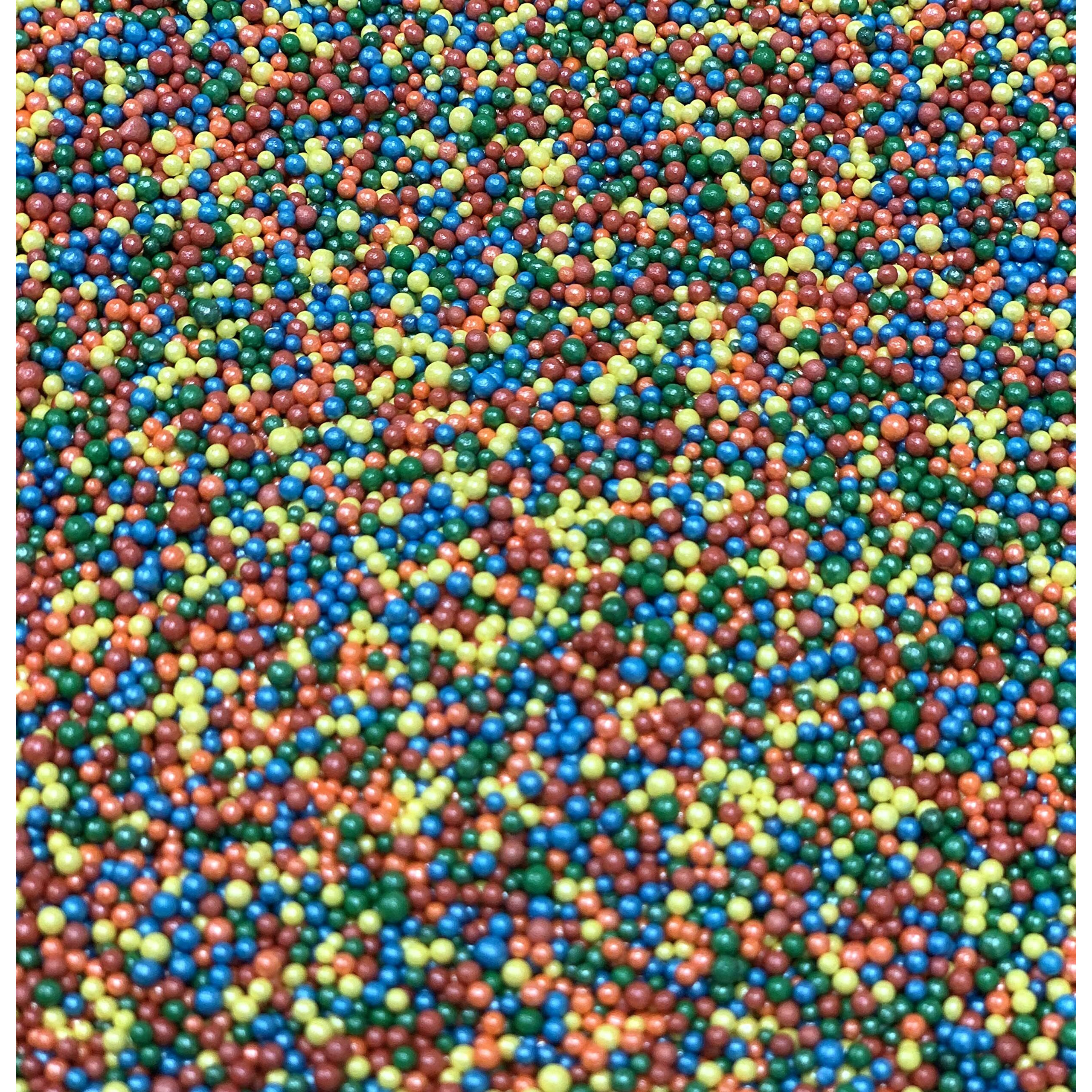 Cool Mom Sprinkles Primary Color Nonpareils Sprinkles (4 Oz.) - Themed Birthday Sprinkles For Decorating Cakes, Cupcakes, Cookies & Desserts - Mixed In The Usa/Gluten-Free (Primary Color Nonpareils)