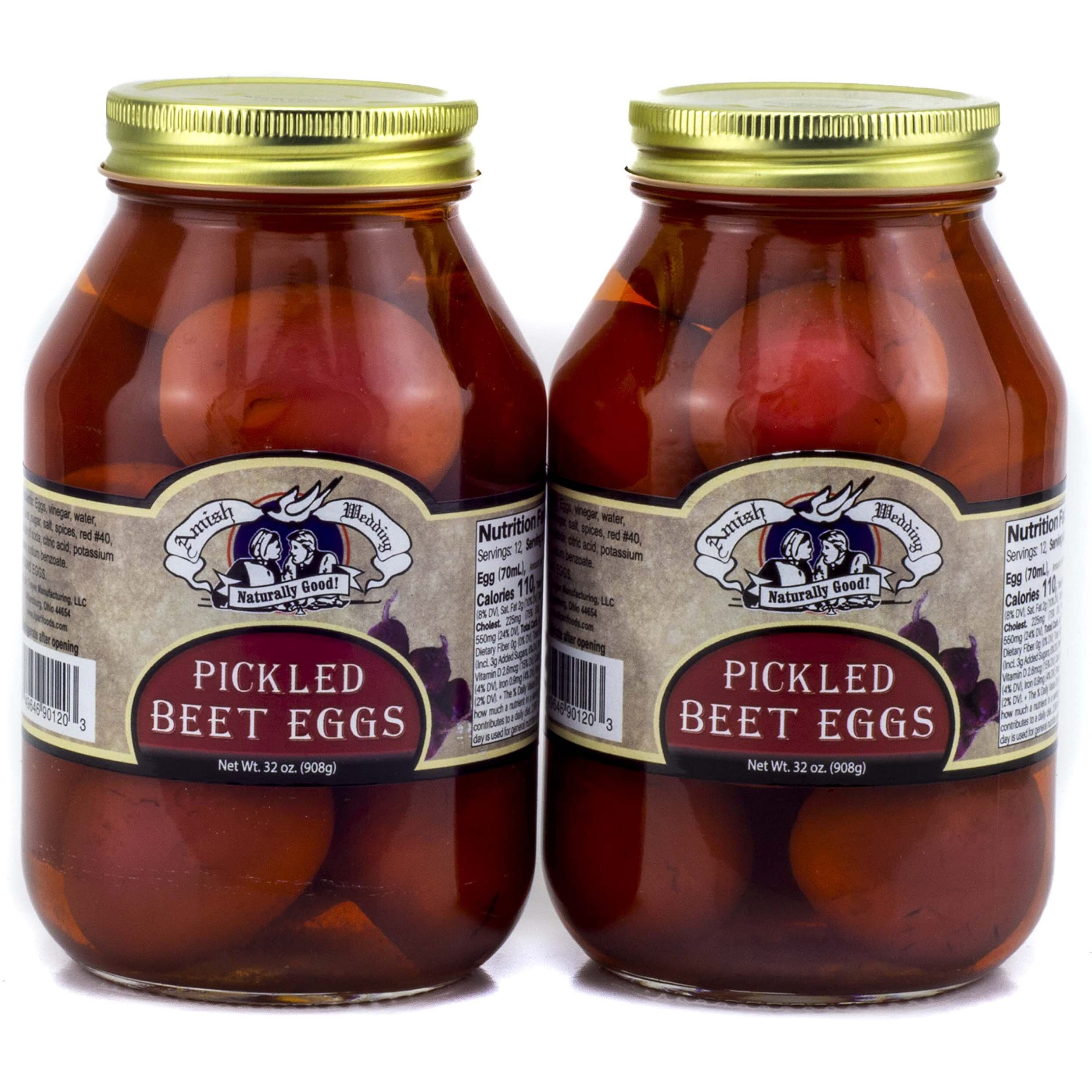 Amish Wedding Pickled Beet Eggs 32Oz (Pack Of 2)