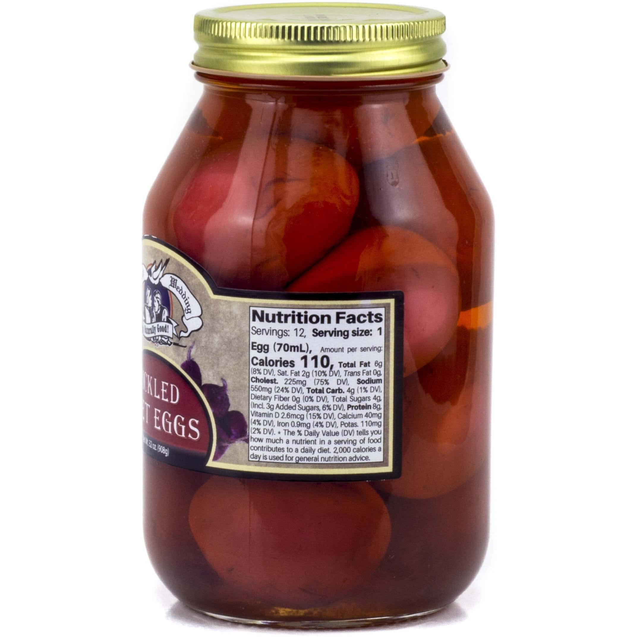 Amish Wedding Pickled Beet Eggs 32Oz (Pack Of 2)