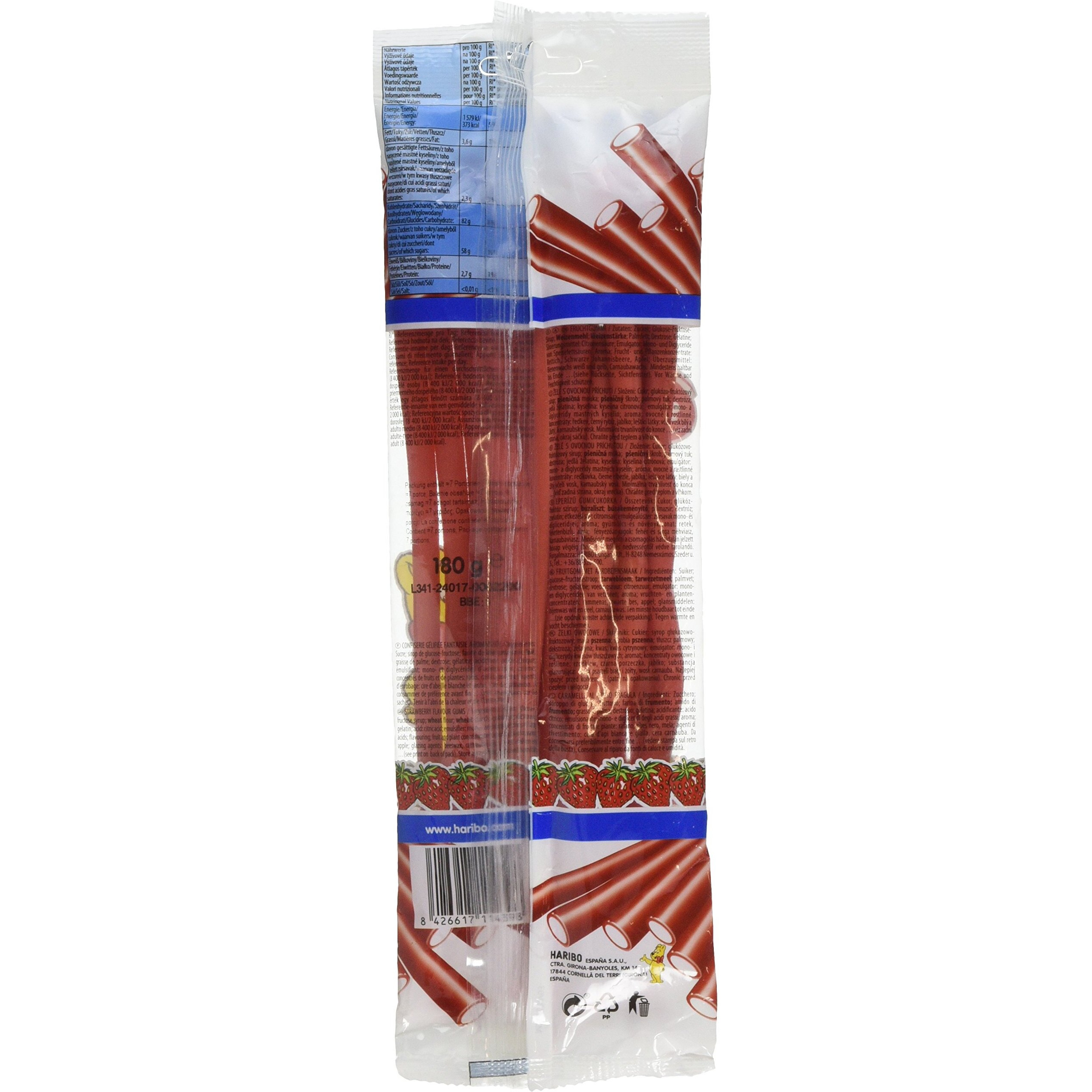 Haribo Balla Stixx Strawberry 160G