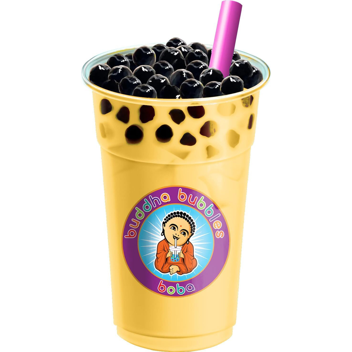 Mango Boba/Bubble Tea Drink Mix Powder By Buddha Bubbles Boba (2.2 Pounds / 1 Kg)