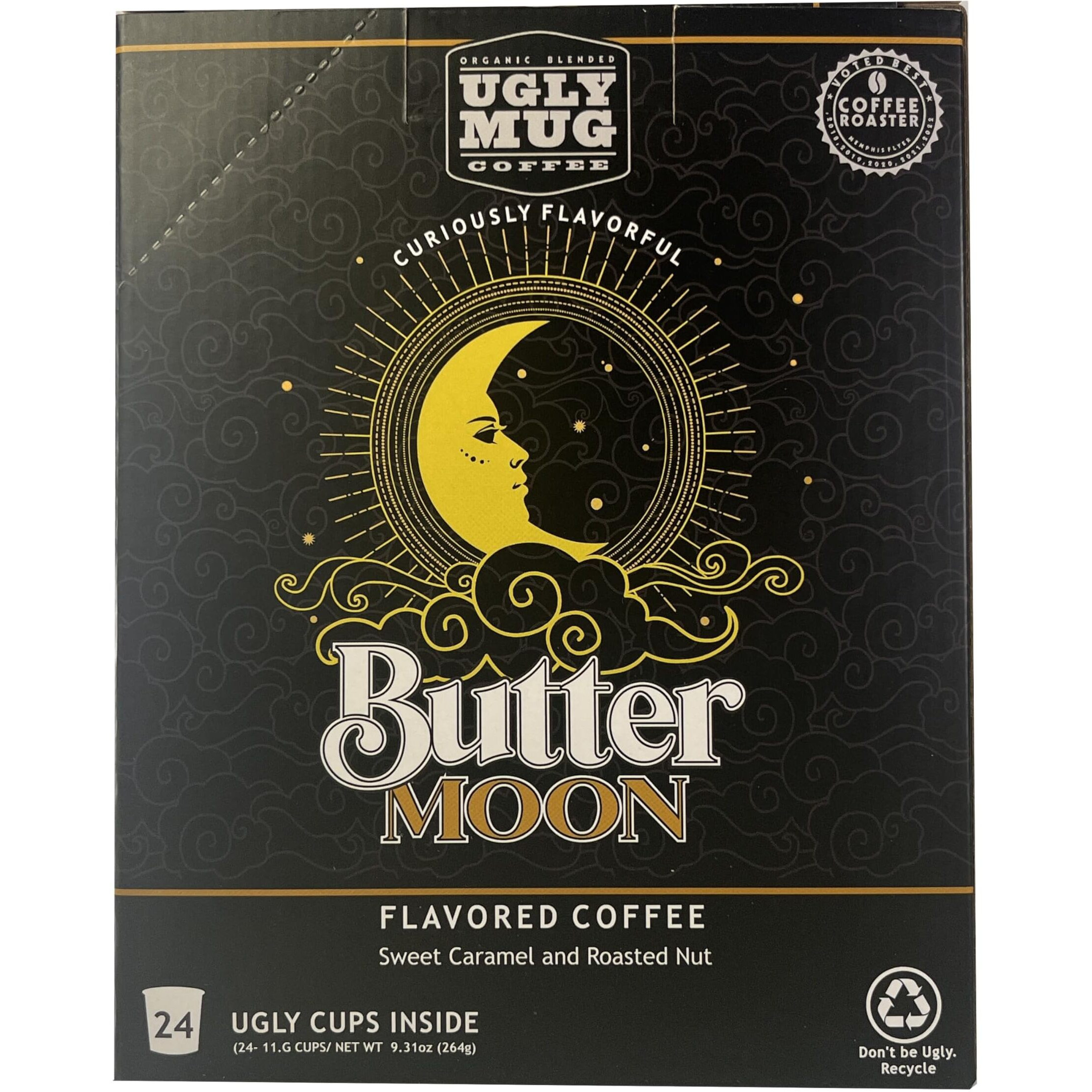 Ugly Mug Coffee Flavored Single Serve Ugly Cups | Buttermoon, 96 Pack