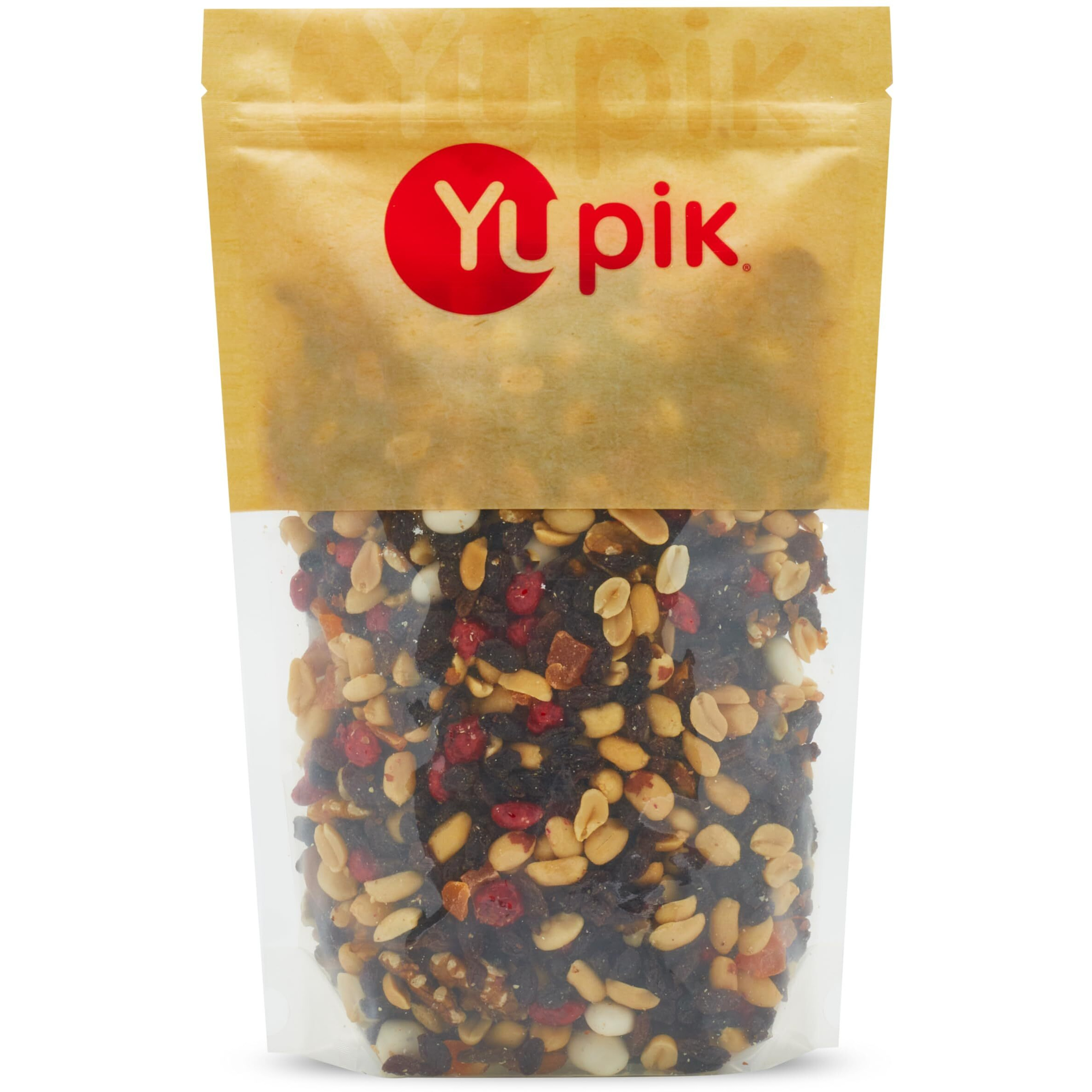 Yupik Camp Trail Mix, 2.2 Lb, A Mix Of Raisins, Papaya, Almonds, Peanuts, Walnuts, Yogurt Covered Raisins, And Candy Covered Peanuts, Pack Of 1