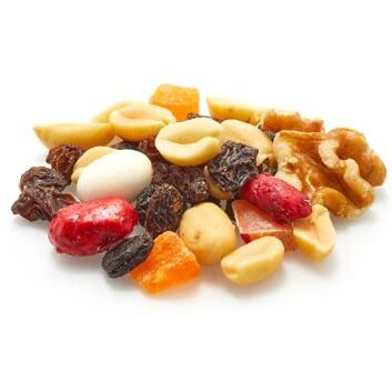 Yupik Camp Trail Mix, 2.2 Lb, A Mix Of Raisins, Papaya, Almonds, Peanuts, Walnuts, Yogurt Covered Raisins, And Candy Covered Peanuts, Pack Of 1