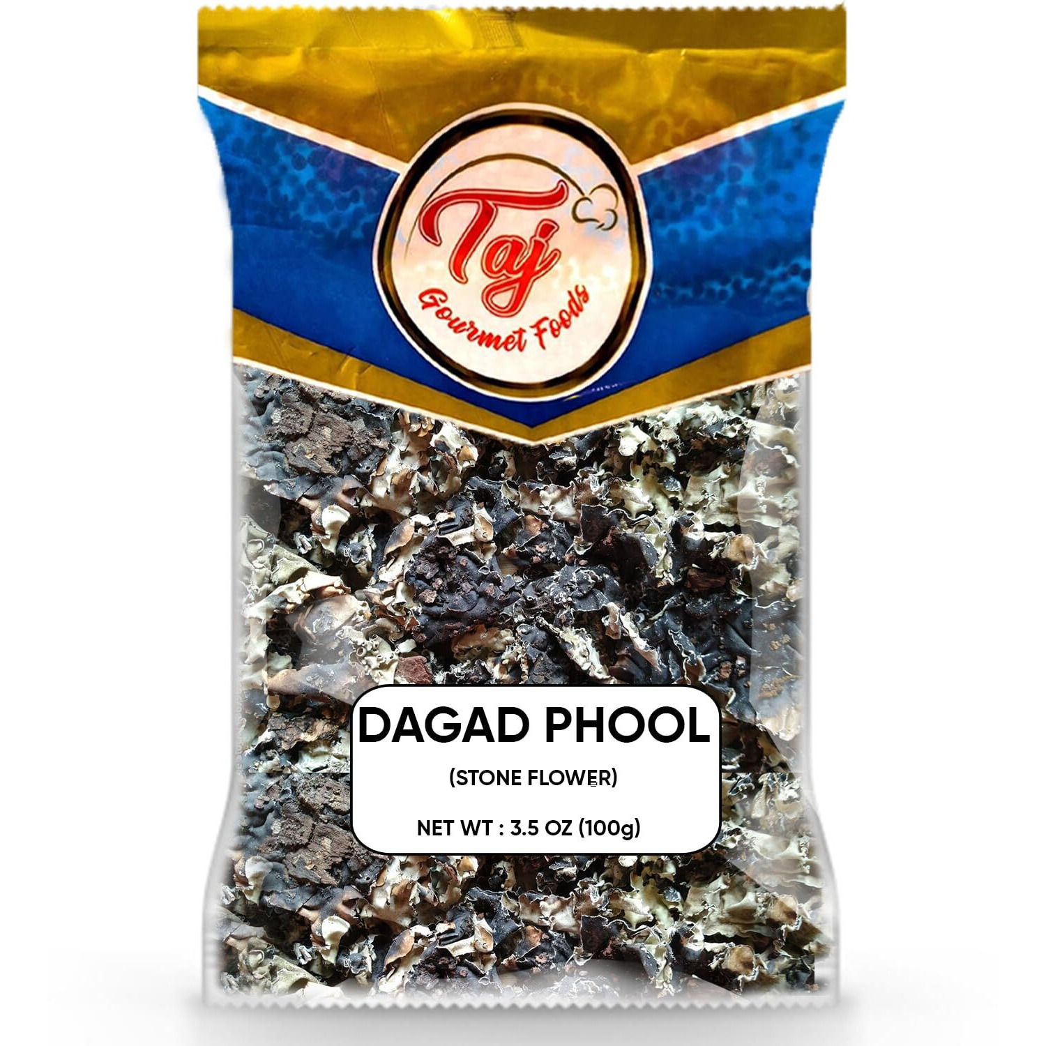 Taj Premium Indian Dagad Phool, Stone Flower, 3.5-Ounce (3.5Oz)