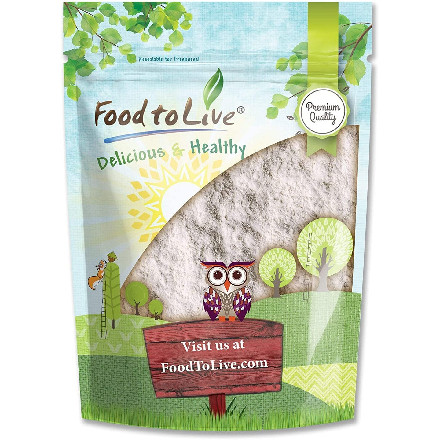 Food To Live Xanthan Gum, 12 Ounces - Kosher, Vegan, Keto Friendly, Pure Powder, Bulk, Great For Baking