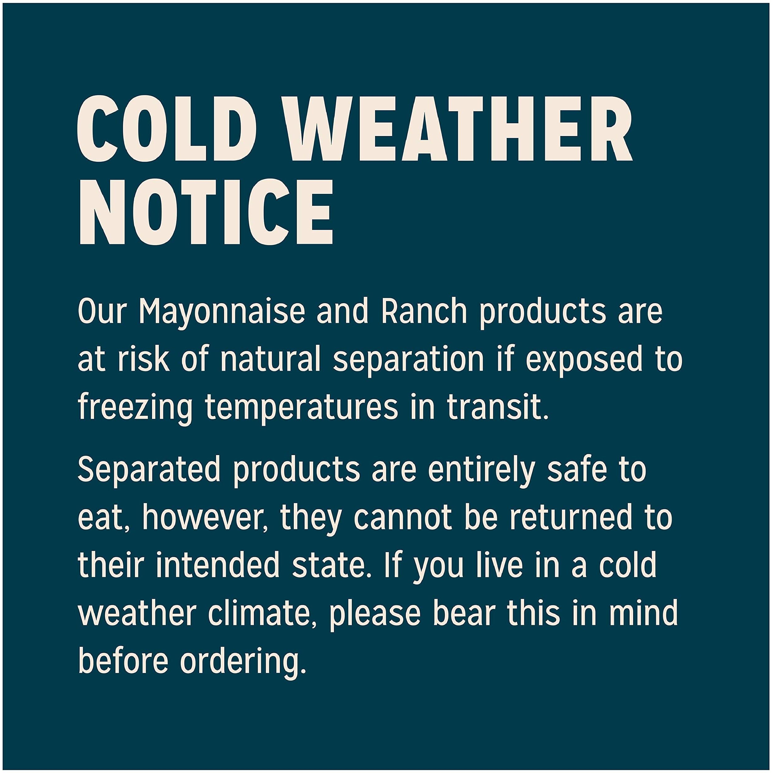 Sir Kensington's Mayonnaise Avocado Oil Mayo Keto Diet & Paleo Diet Certified Gluten Free & Non-Gmo Project Verified Condiment 12 Oz