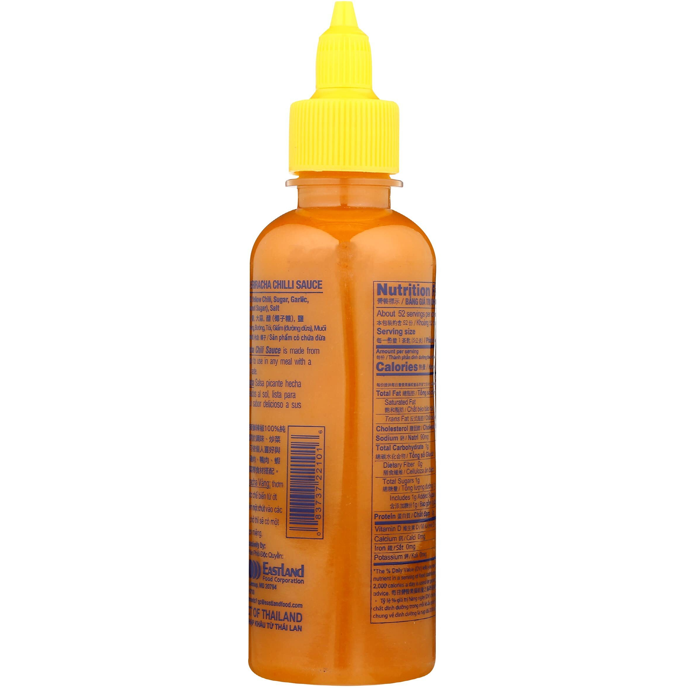 Three Mountains Brand Yellow Sriracha Chilli Sauce, 10 Oz