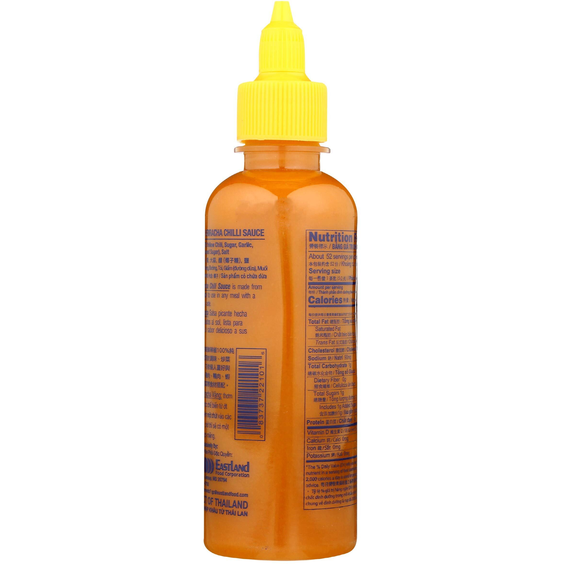 Three Mountains Brand Yellow Sriracha Chilli Sauce, 10 Oz