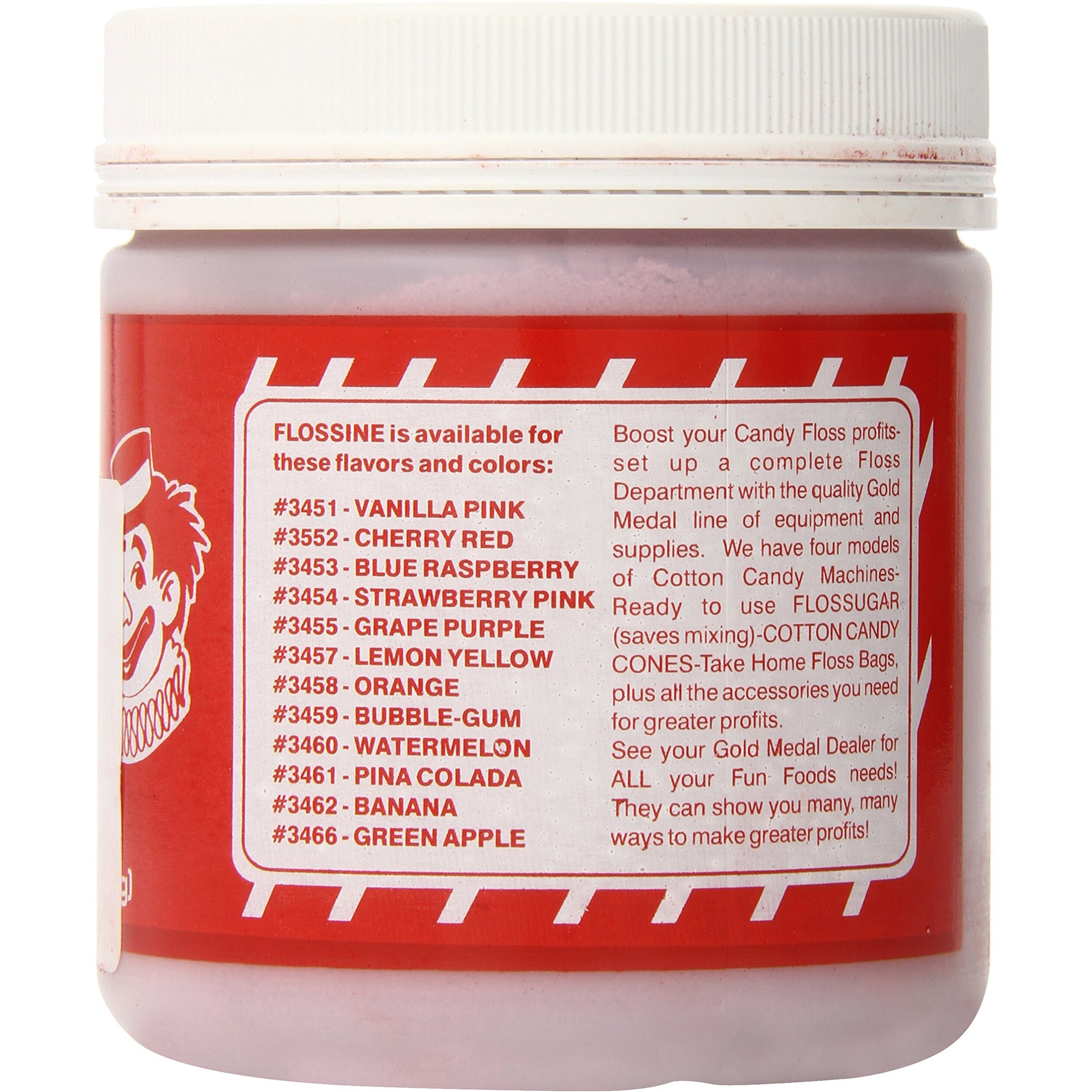 Gold Medal Flossine Can, Strawberry