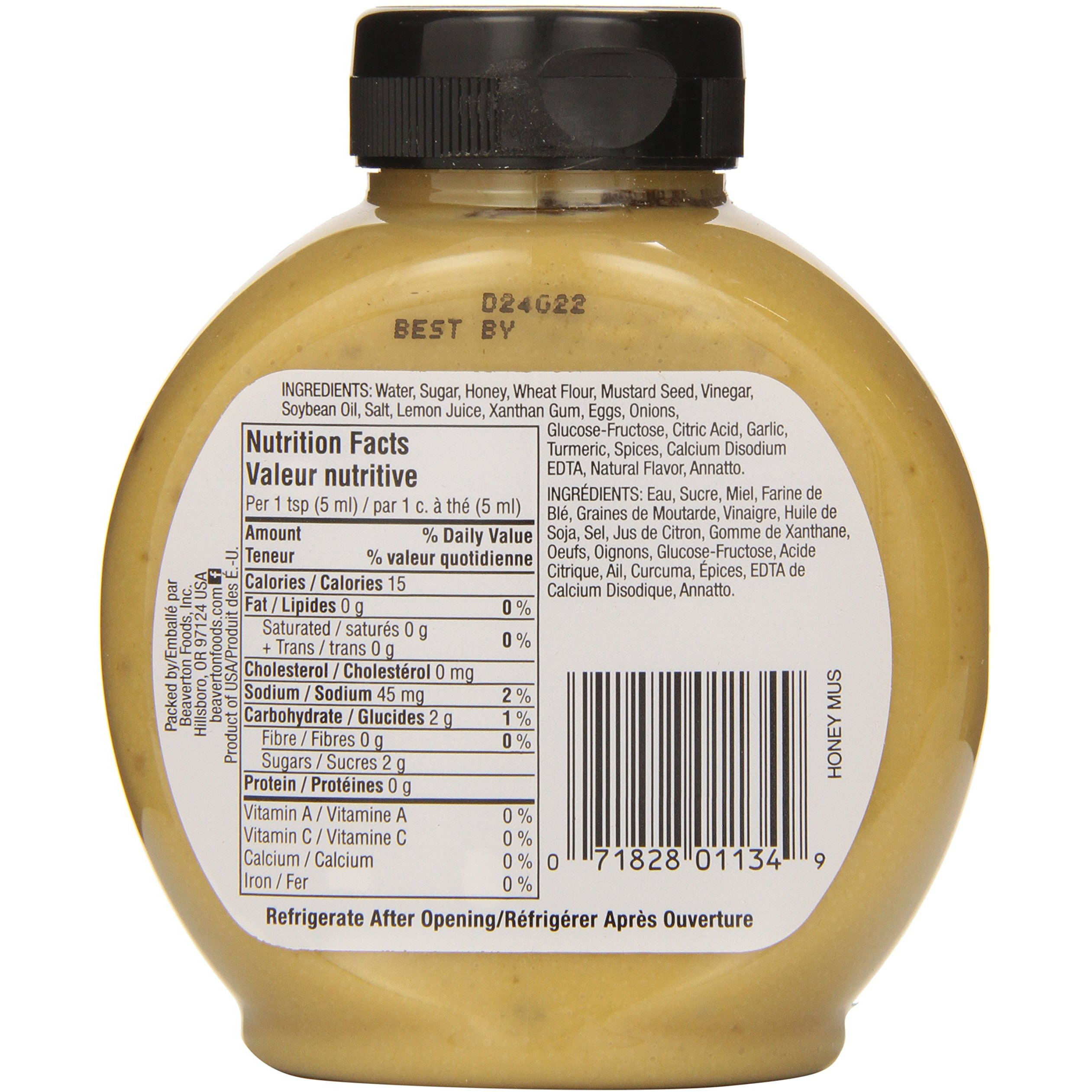 Inglehoffer, Honey Mustard Sauce, 10.25Oz Bottle (Pack Of 2)