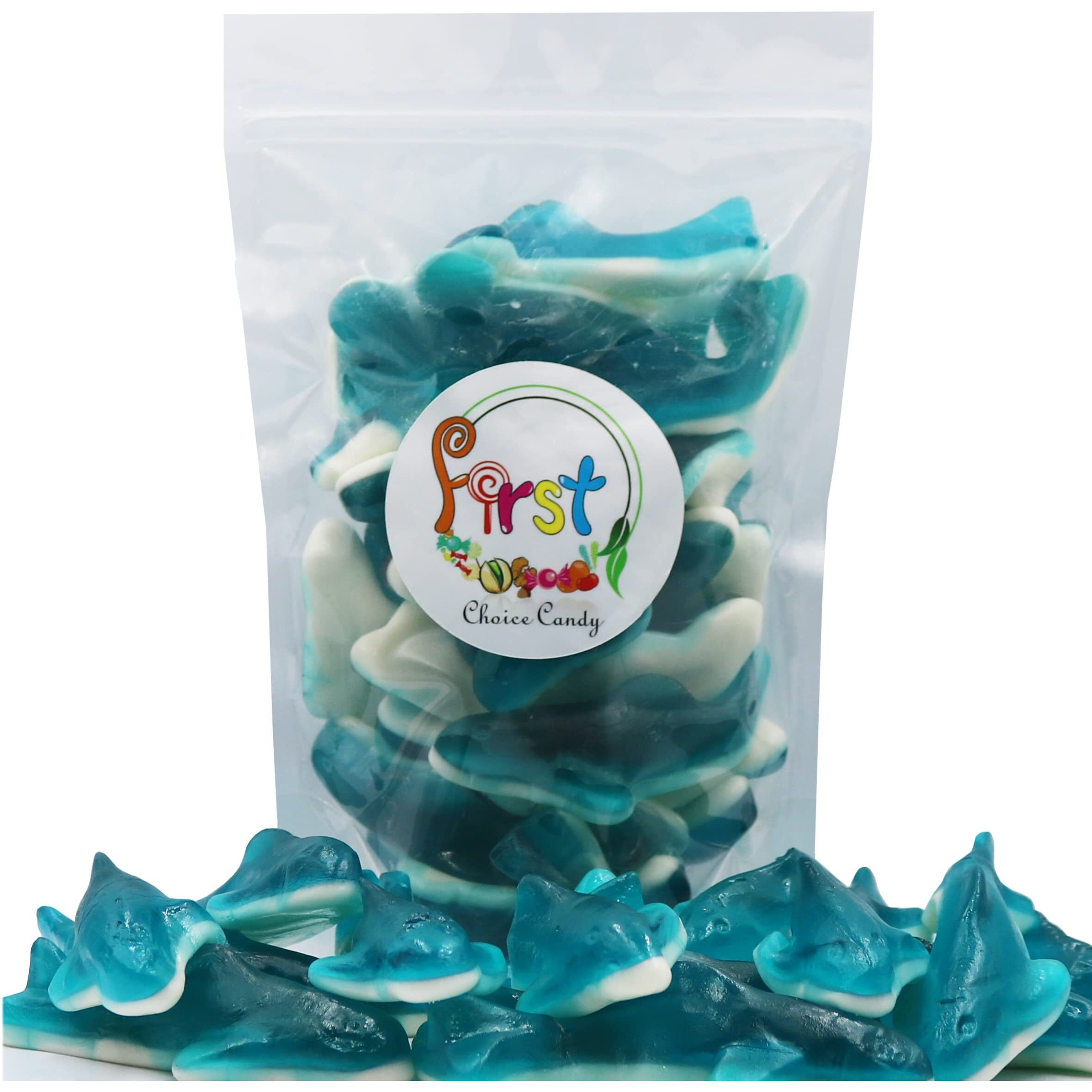 Firstchoicecandy Fantastic Shark Gummy (Jumbo Blue, 2 Pound (Pack Of 1))