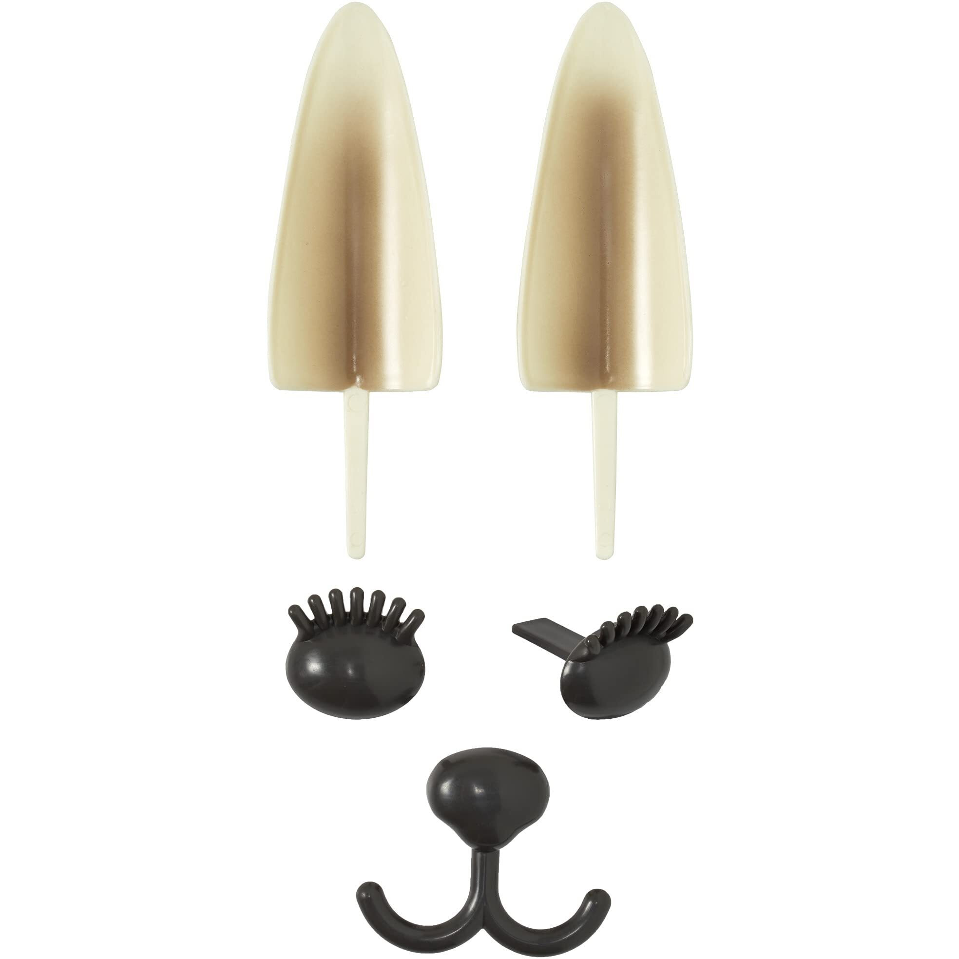 Decoset Pet Creations Cake Topper, Adorable 5 Piece Animal Cake Decoration For Birthdays And Celebrations - Cat, Dog, Rabbit, Llama, Sheep